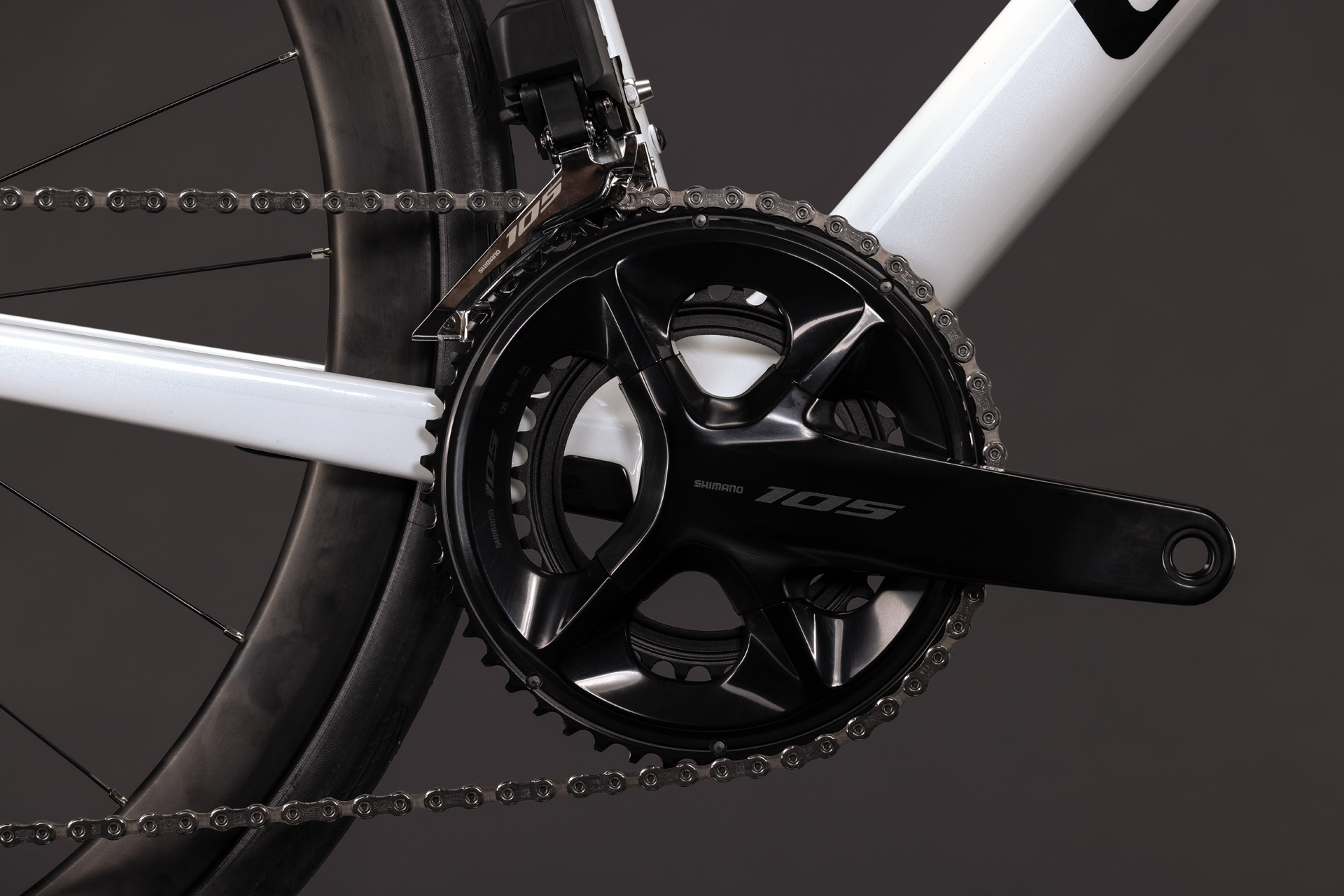 BICICLETA CUBE ATTAIN C:62 SLX METALLICWHITE BLACK 2027 58 cm [4]