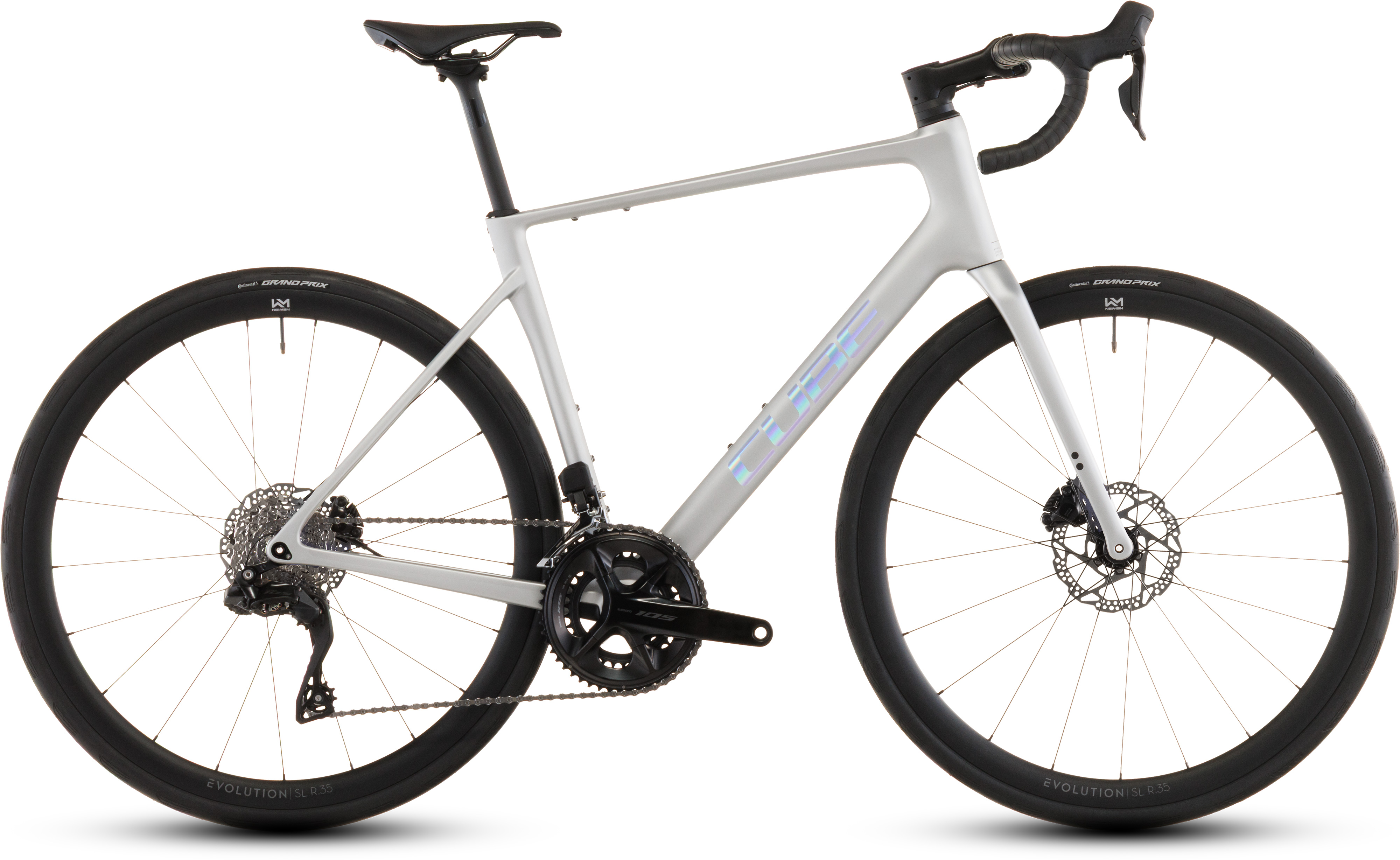BICICLETA CUBE ATTAIN C:62 SLX SLEEKGREY PRISM 2026 58 cm [0]