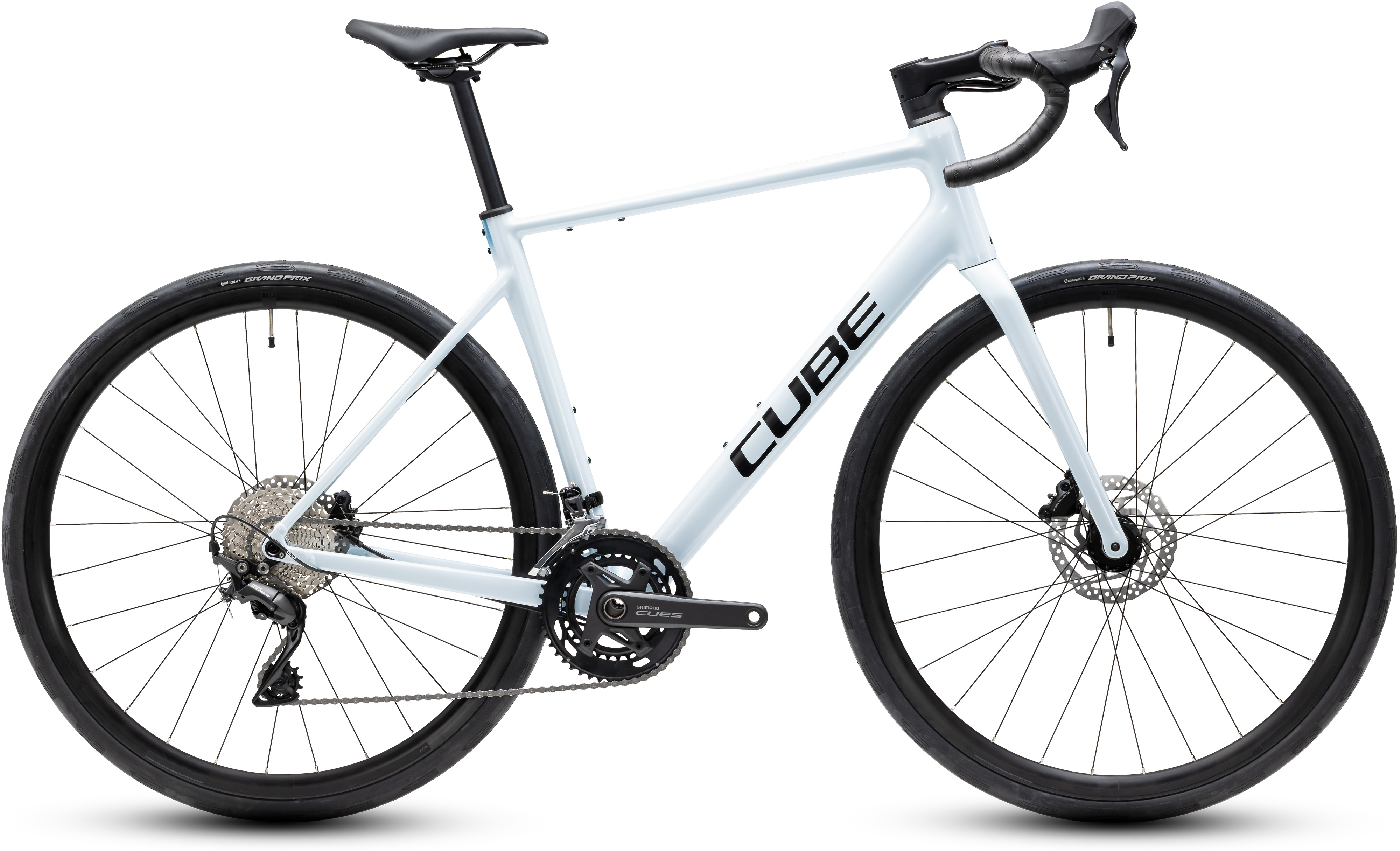 Ciclism - BICICLETA CUBE ATTAIN RACE GLACIER BLACK 2027 58 cm