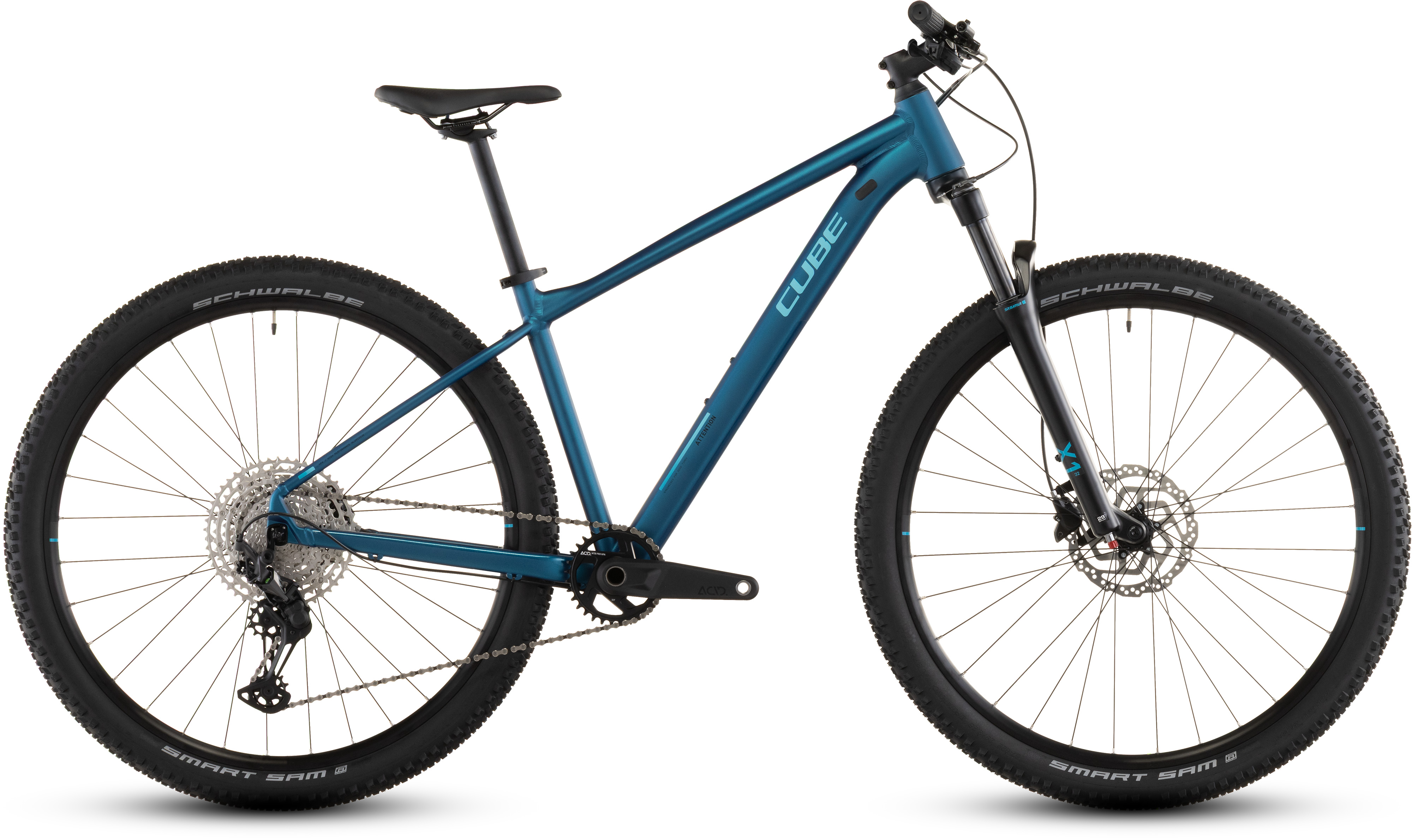 Ciclism - BICICLETA CUBE ATTENTION PRO ELECTRICBLUE BLUE 2026 cadru XXL (23") - roti 29