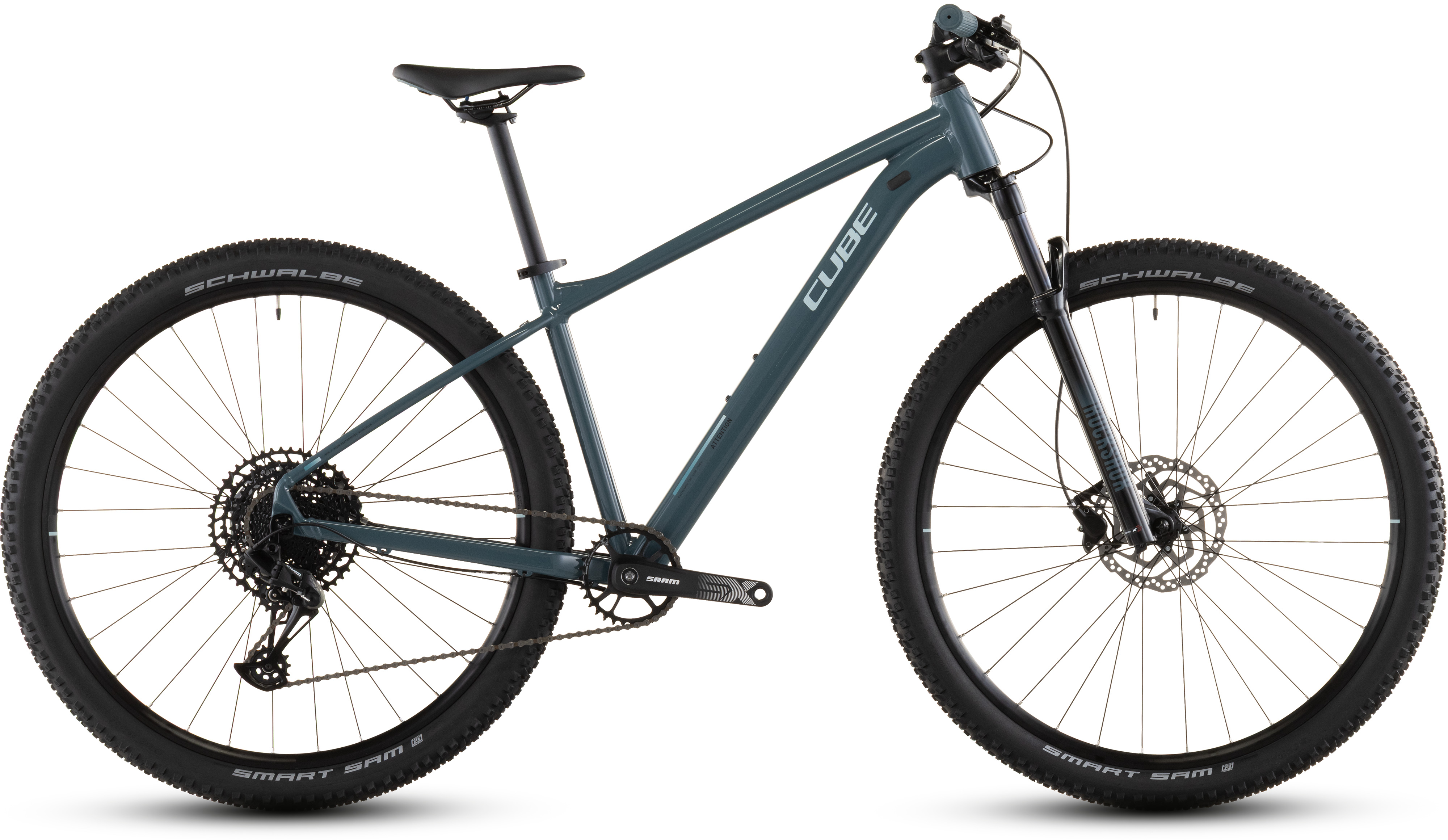 Ciclism - BICICLETA CUBE ATTENTION SLX STORM BLUE 2026 cadru XXL (23") - roti 29