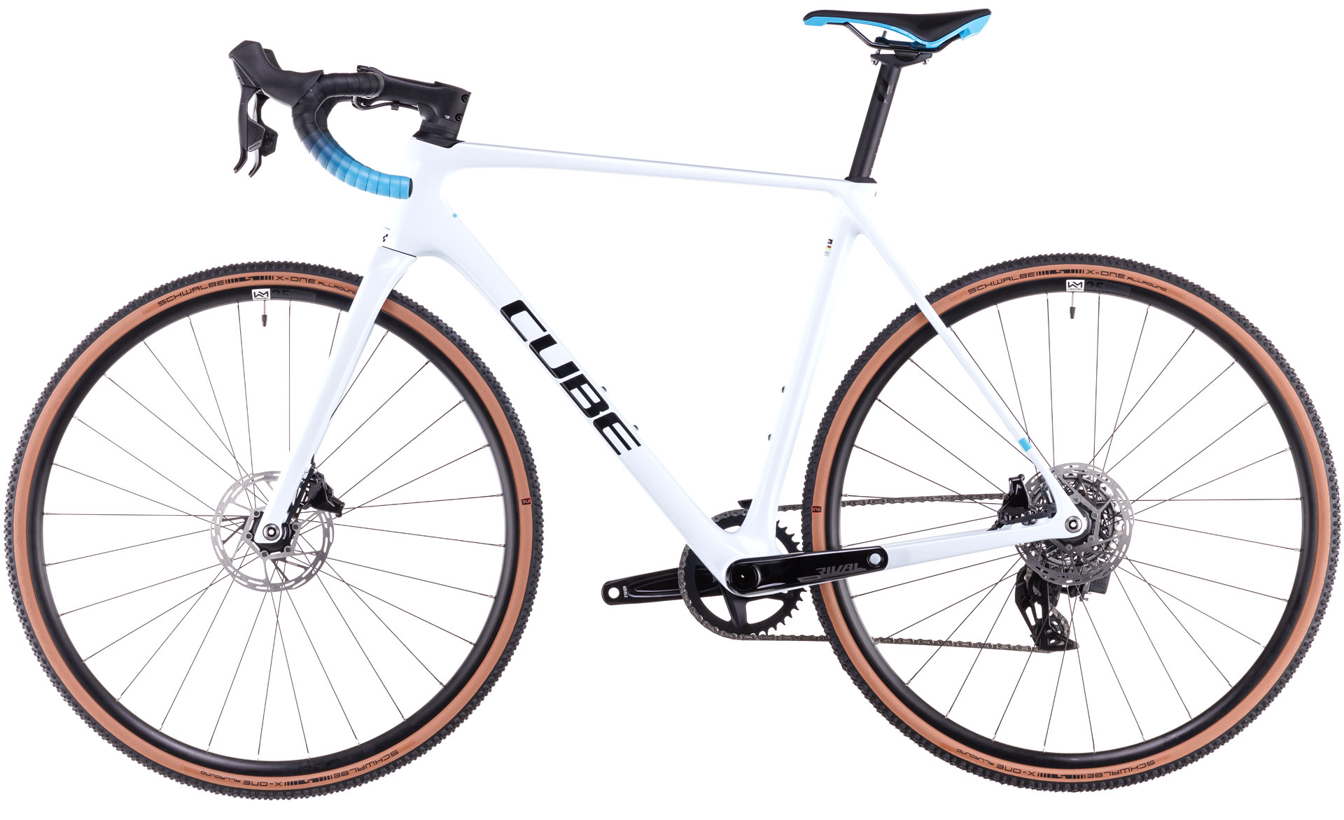 BICICLETA CUBE CROSS RACE C:62 RACE POLARWHITE BLUE 2025 61 cm [4]