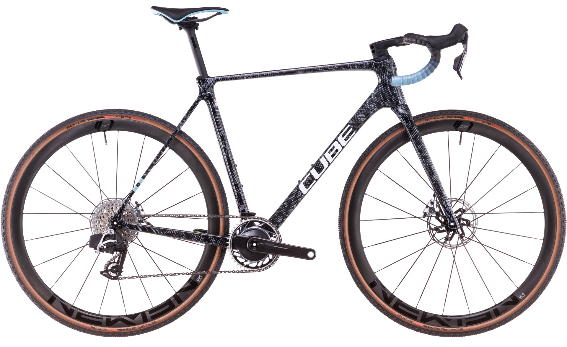 Biciclete Cursiere, Cyclocross si Gravel - BICICLETA CUBE CROSS RACE C:68X SLT MATRIXBLACK BLUE 2025 50 cm