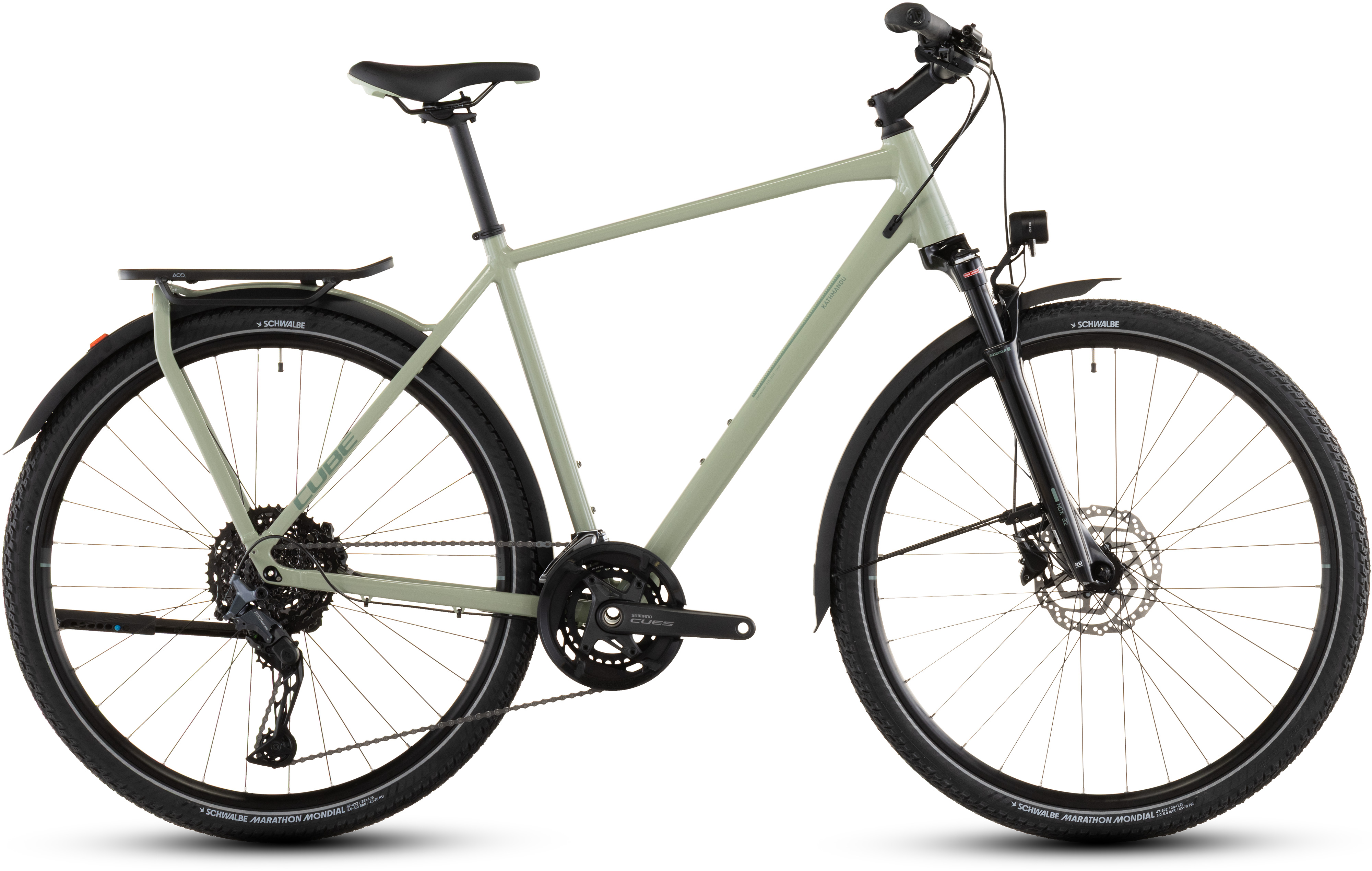 Ciclism - BICICLETA CUBE KATHMANDU EXC PEA GREY 2026 46 cm
