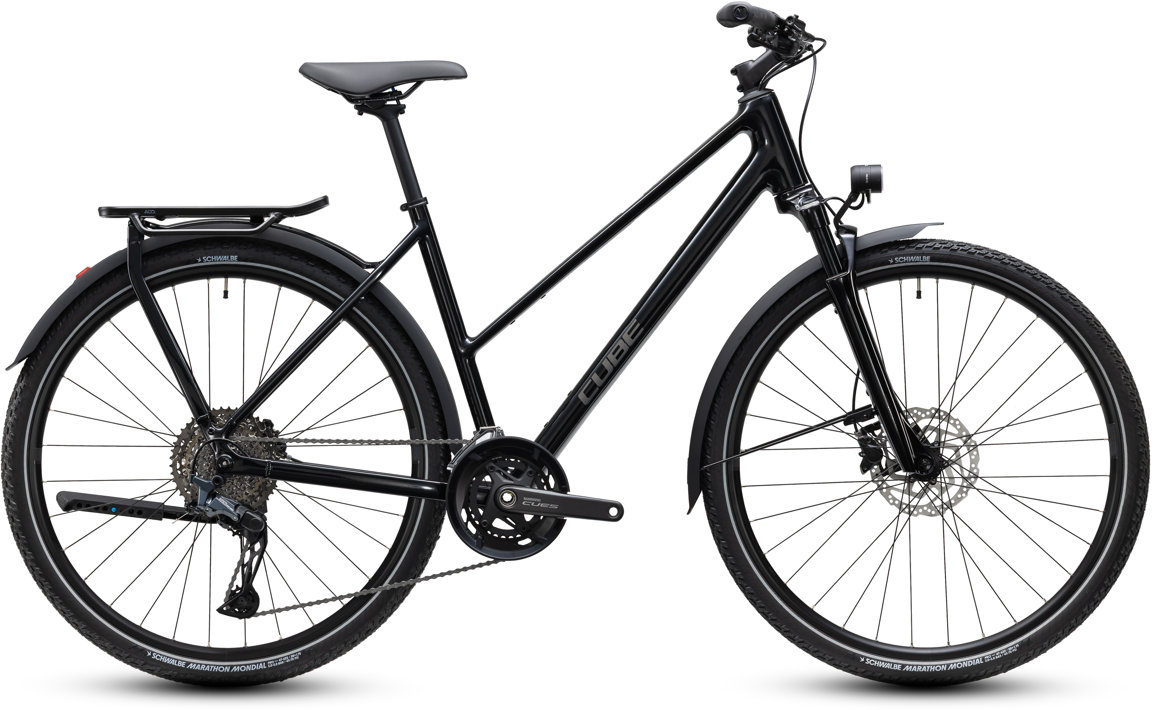 Ciclism - BICICLETA CUBE KATHMANDU EXC TRAPEZE DARKCOSMOS REFLEX 2027 54 cm
