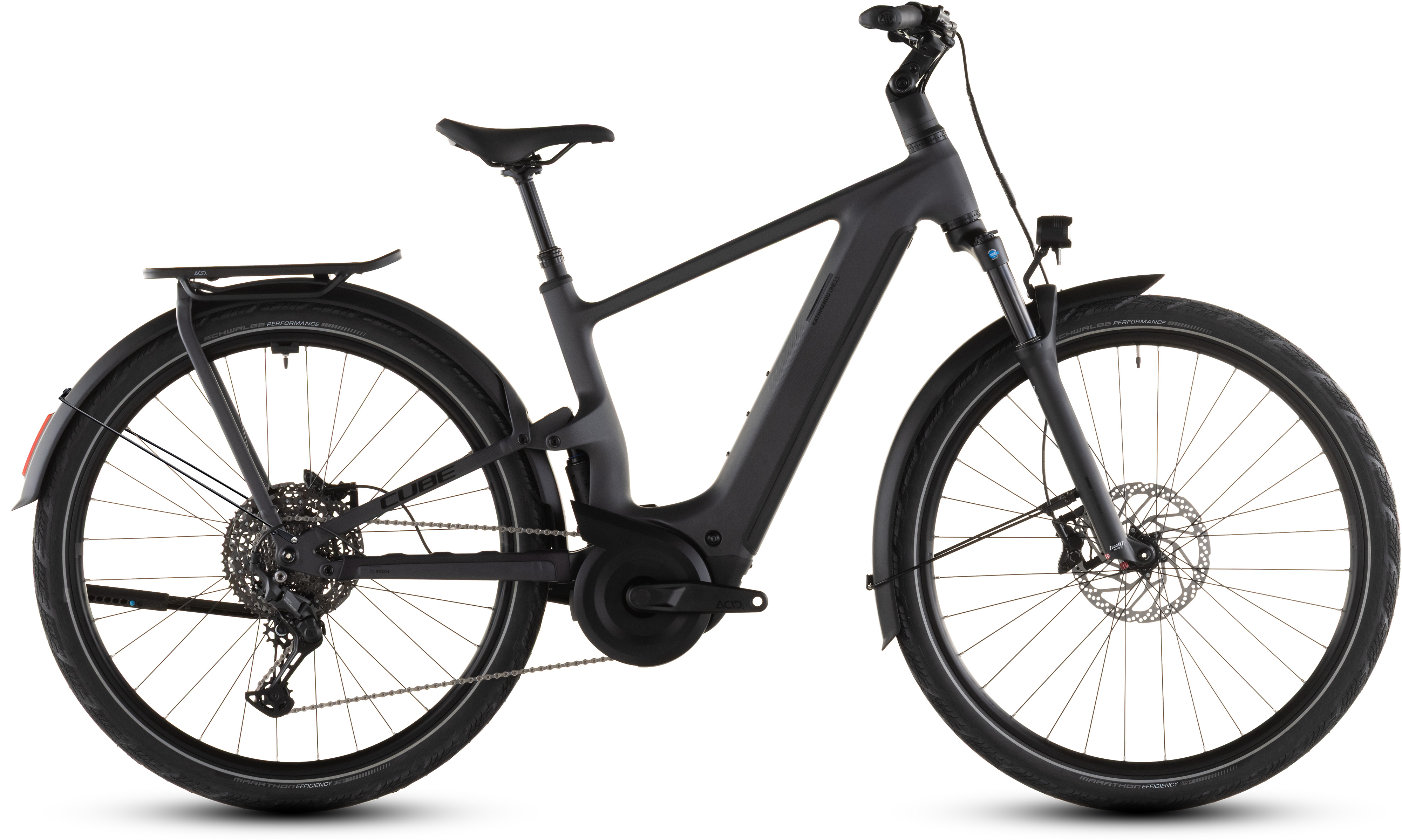 Biciclete electrice - BICICLETA CUBE KATHMANDU HYBRID ONE11 HPC PRO 800 SLABGREY BLACK 2026 54 cm