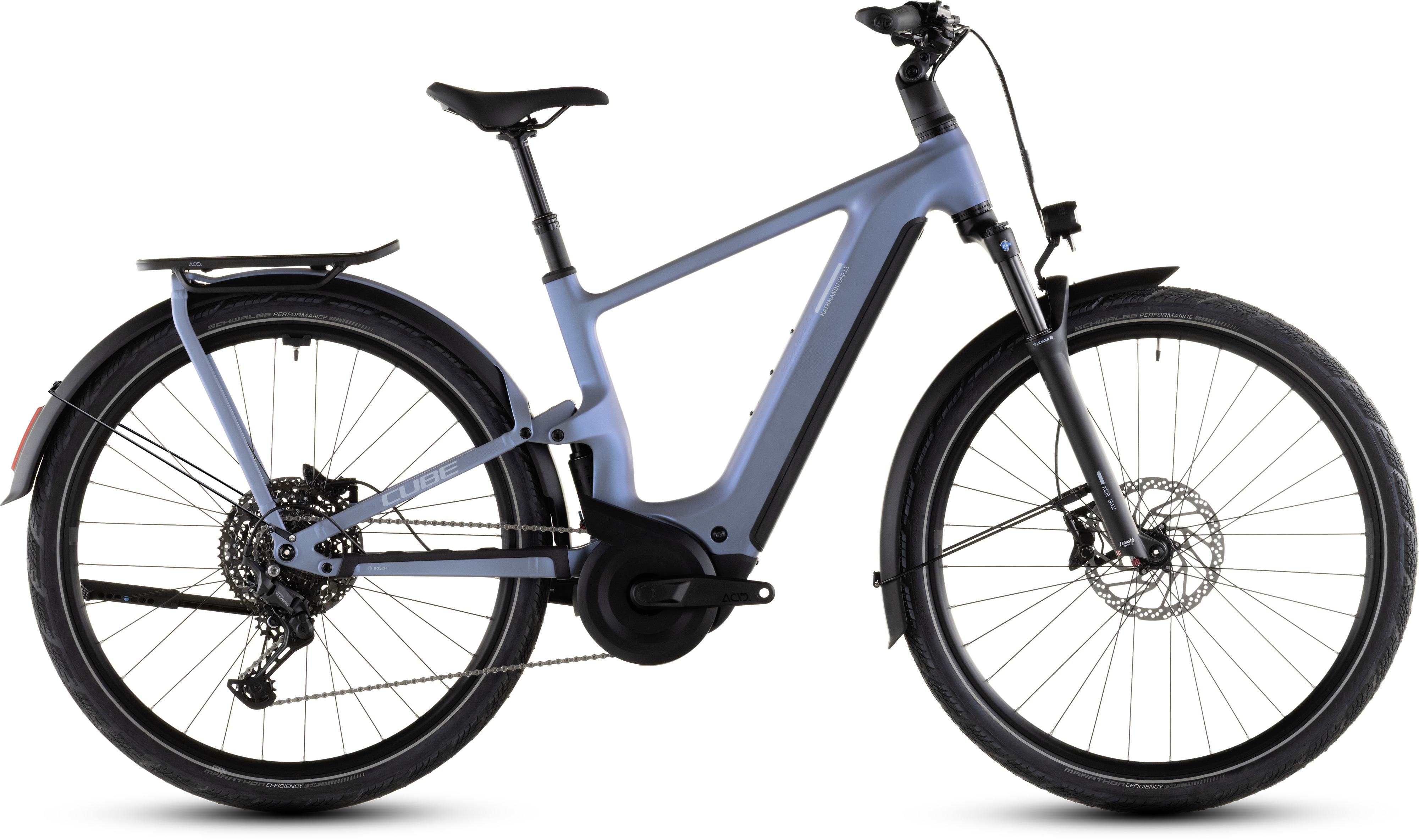 Biciclete electrice - BICICLETA CUBE KATHMANDU HYBRID ONE11 HPC PRO 800 HAZEBLUE BLUE 2026 54 cm