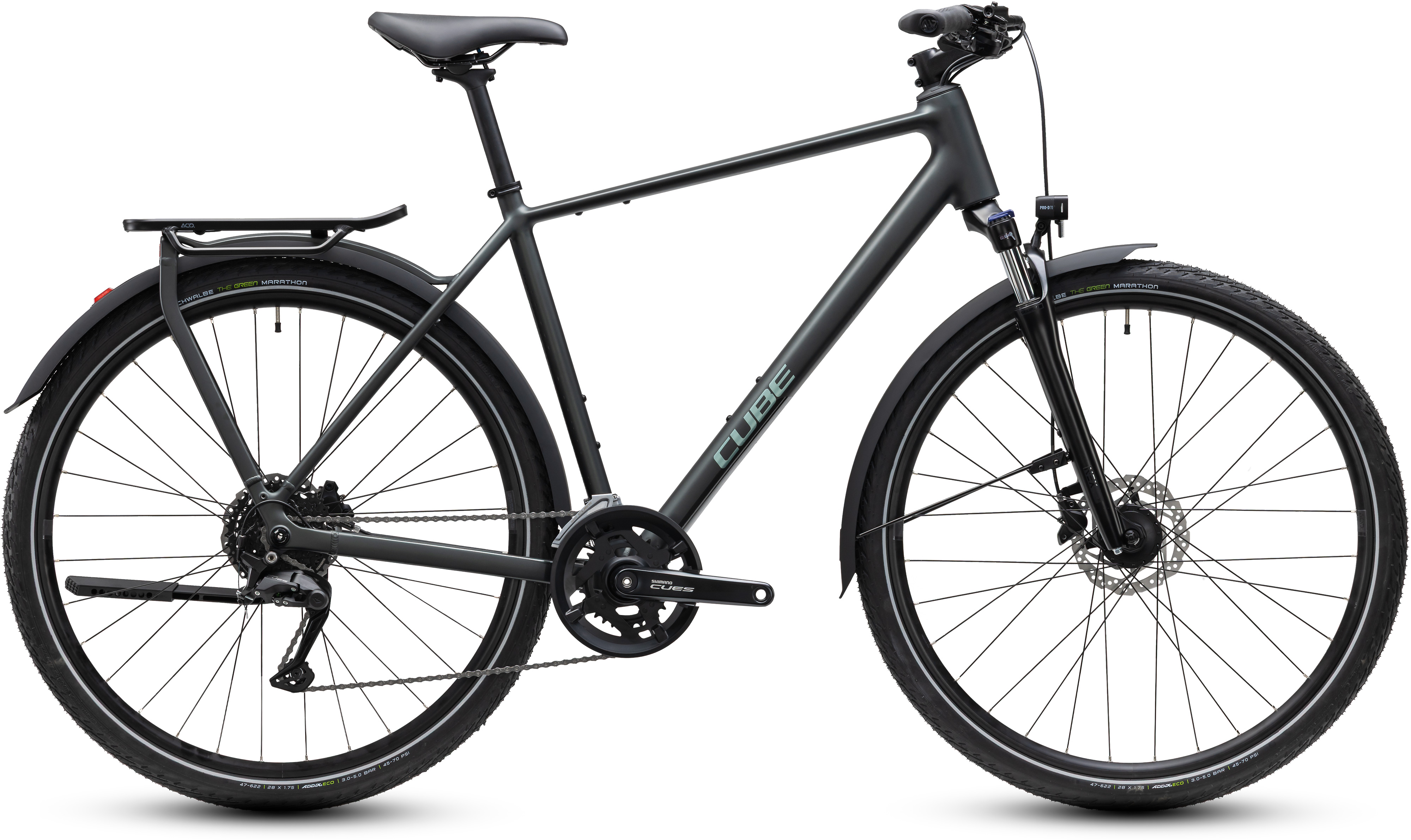 Ciclism - BICICLETA CUBE KATHMANDU ONE BLACKFOREST CHROME 2027 54 cm