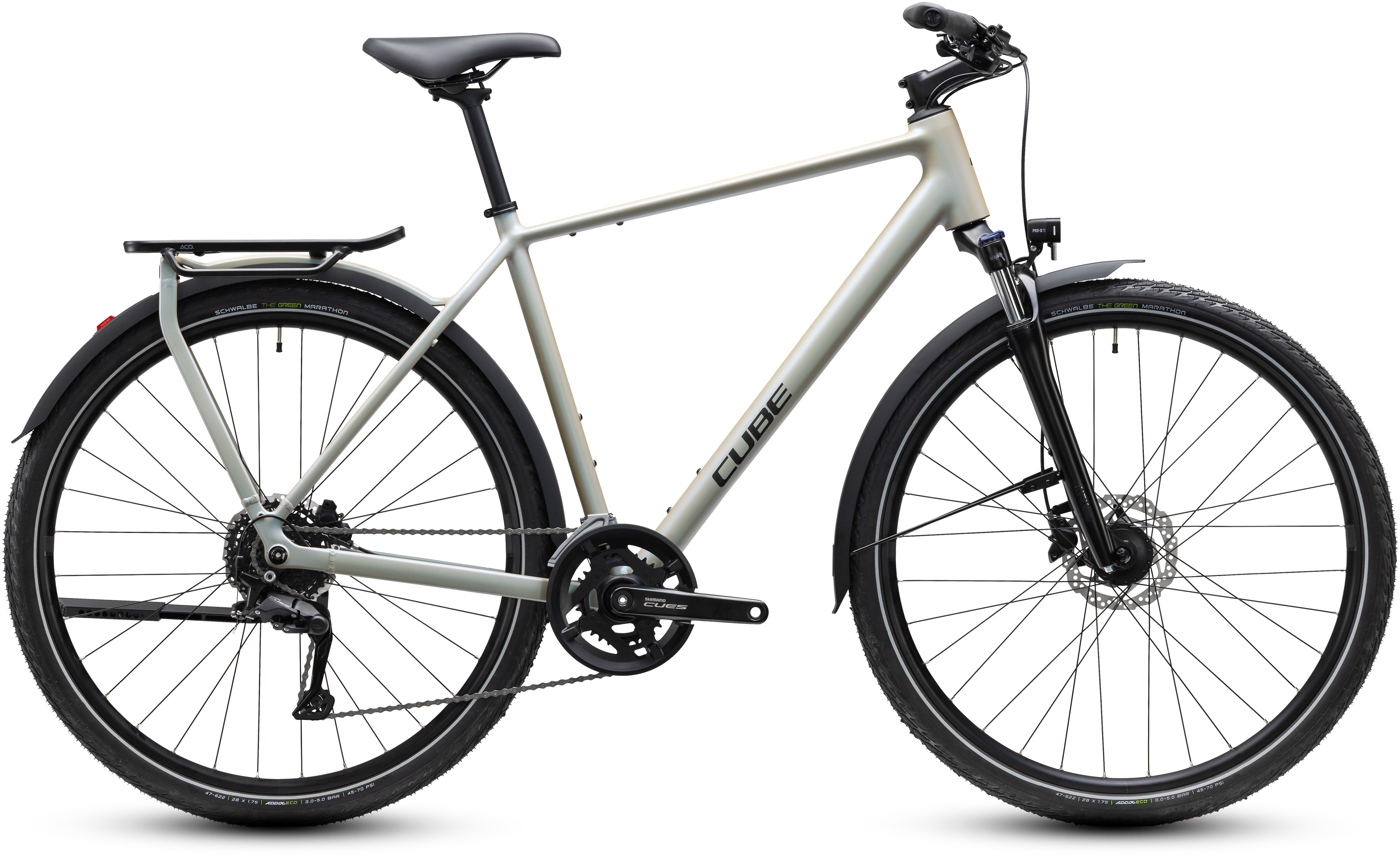 Ciclism - BICICLETA CUBE KATHMANDU ONE GLINTSAND BLACK 2027 46 cm