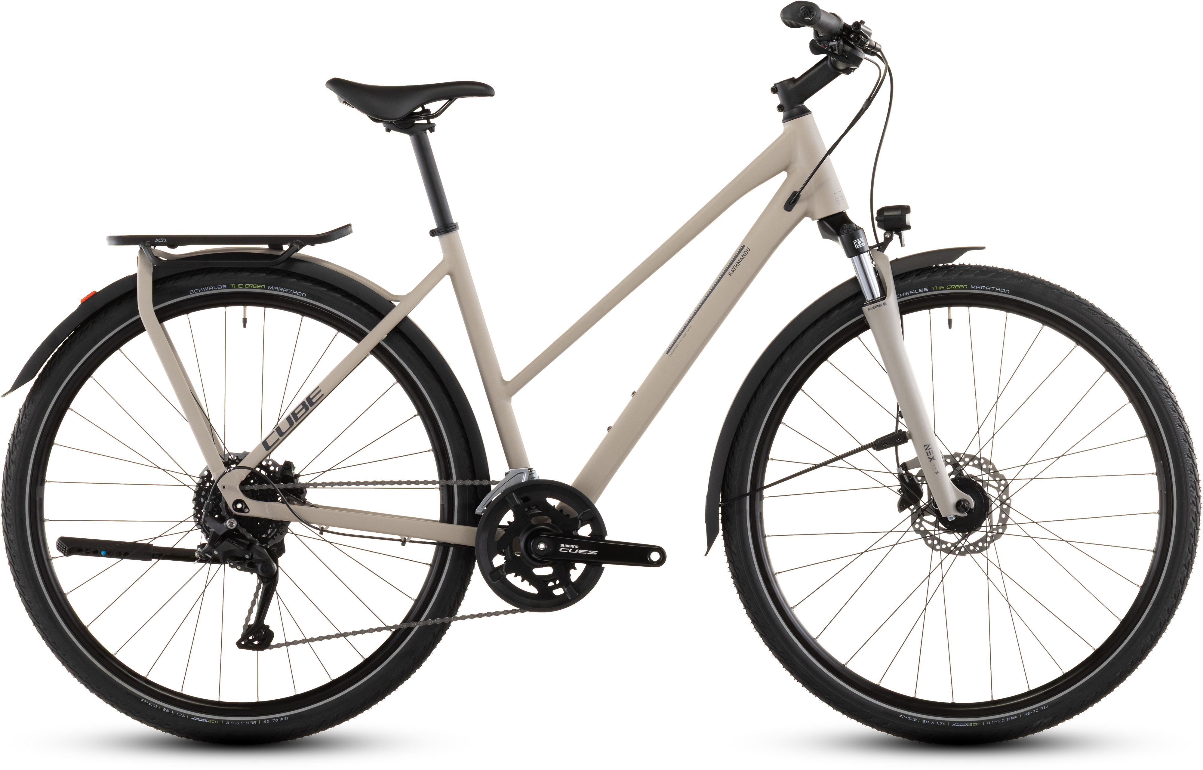 BICICLETA CUBE KATHMANDU ONE TRAPEZE OATGREY GREY 2026 46 cm [0]
