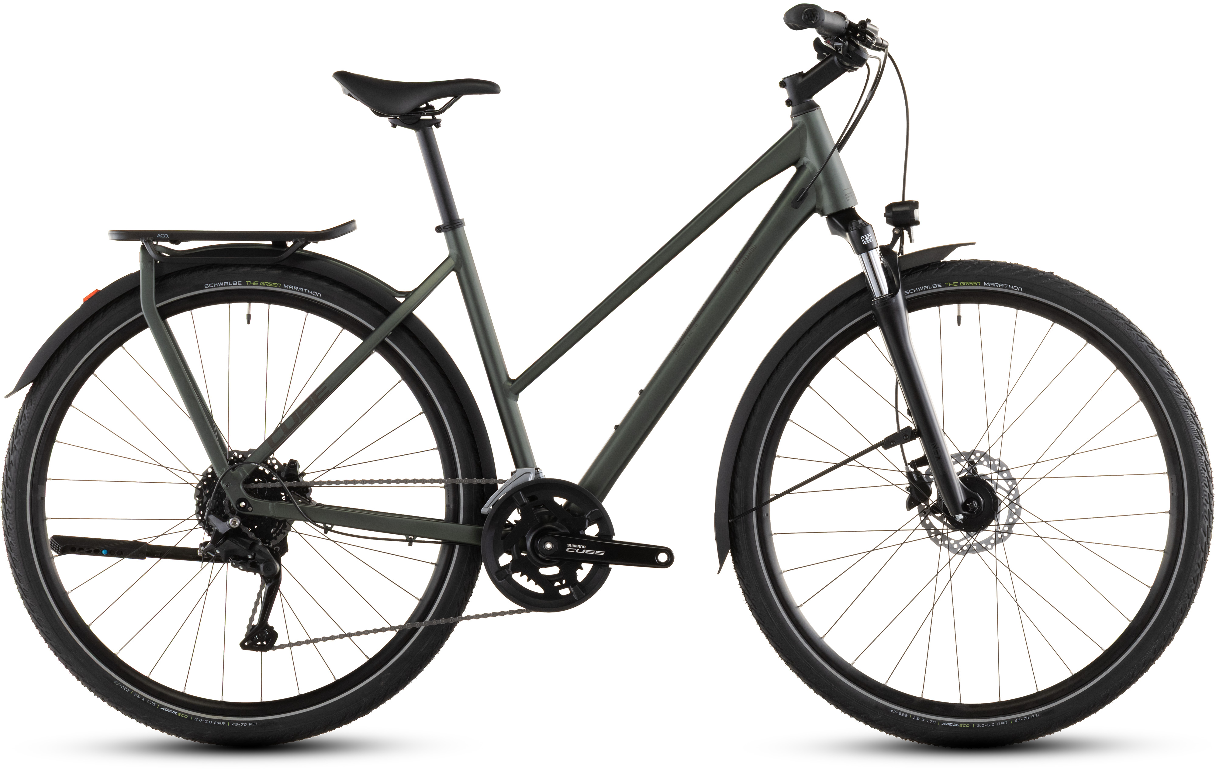 BICICLETA CUBE KATHMANDU ONE TRAPEZE SAGEBRUSHGREEN GREEN 2026 50 cm [0]