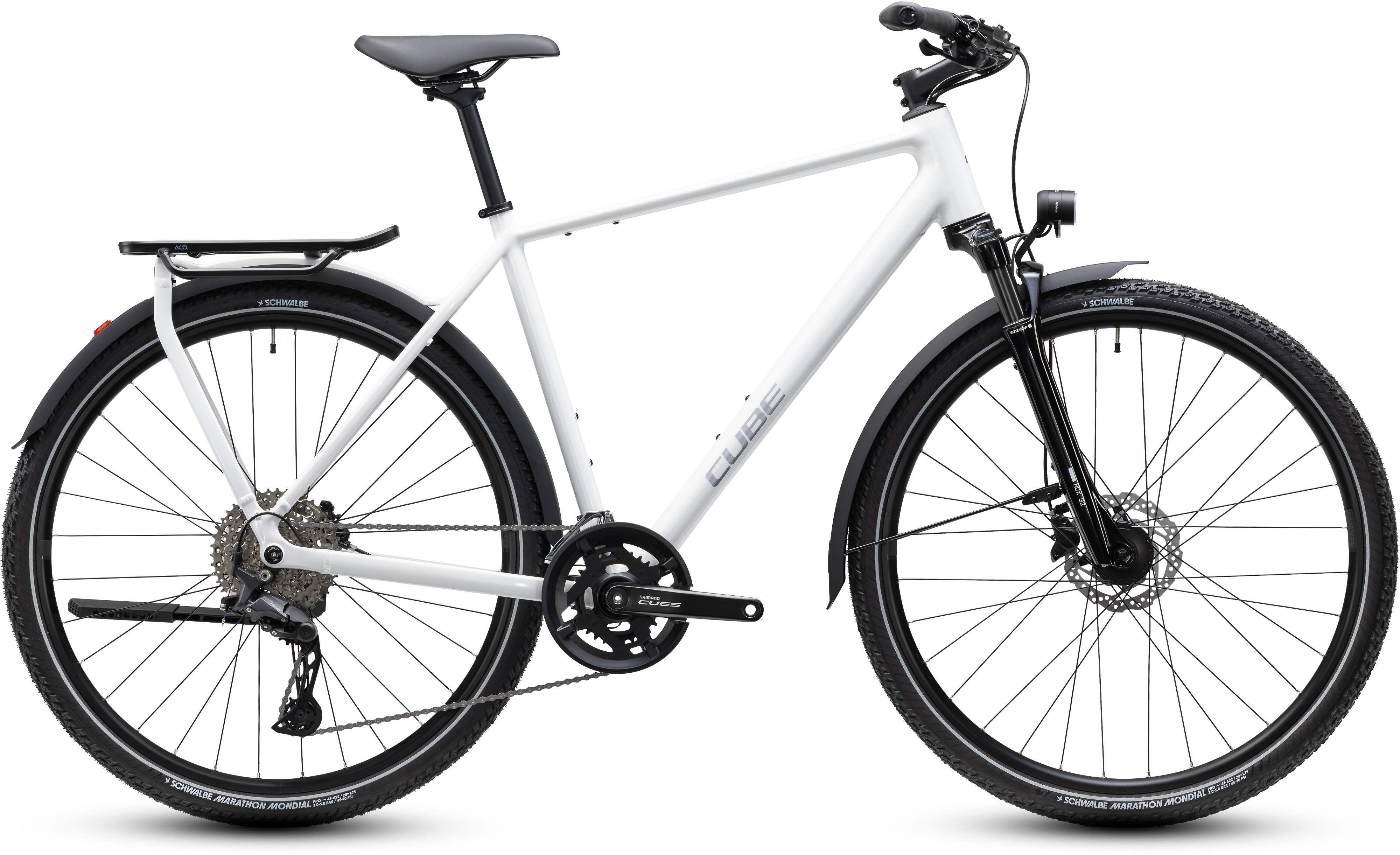 Ciclism - BICICLETA CUBE KATHMANDU PRO METALLICWHITE CHROME 2027 62 cm