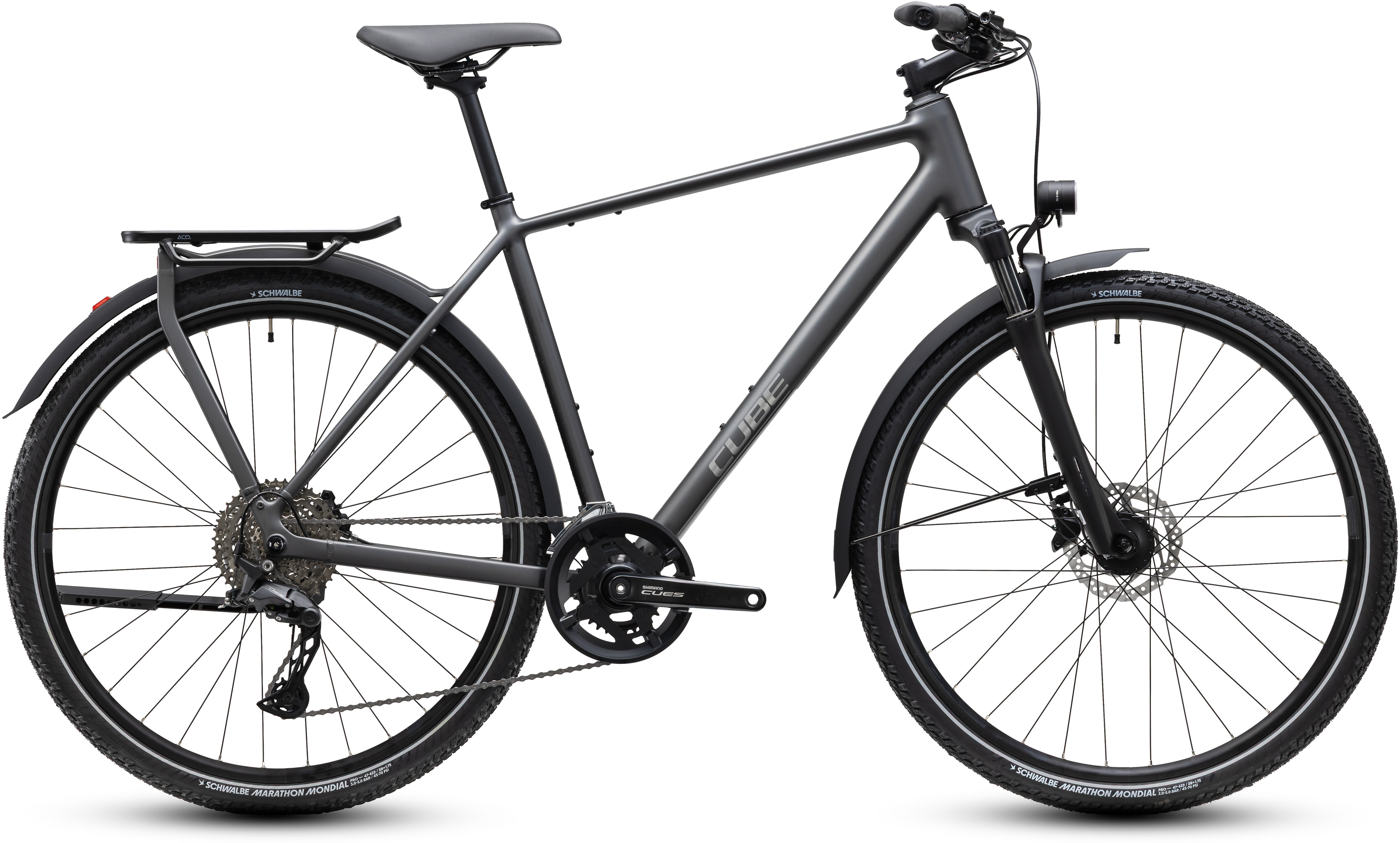 Ciclism - BICICLETA CUBE KATHMANDU PRO SLABGREY CHROME 2027 46 cm