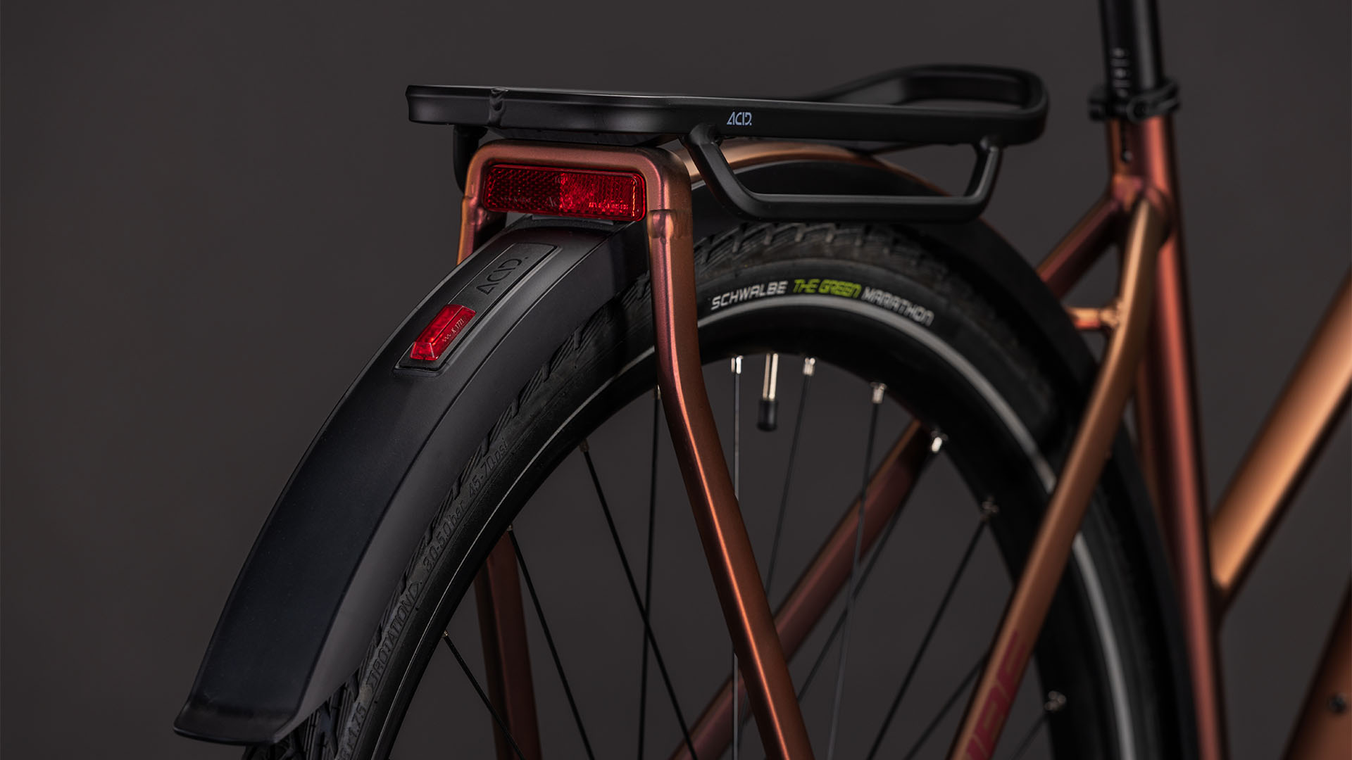 BICICLETA CUBE KATHMANDU PRO TRAPEZE SUNGLOW PRIZM 2026 50 cm [3]