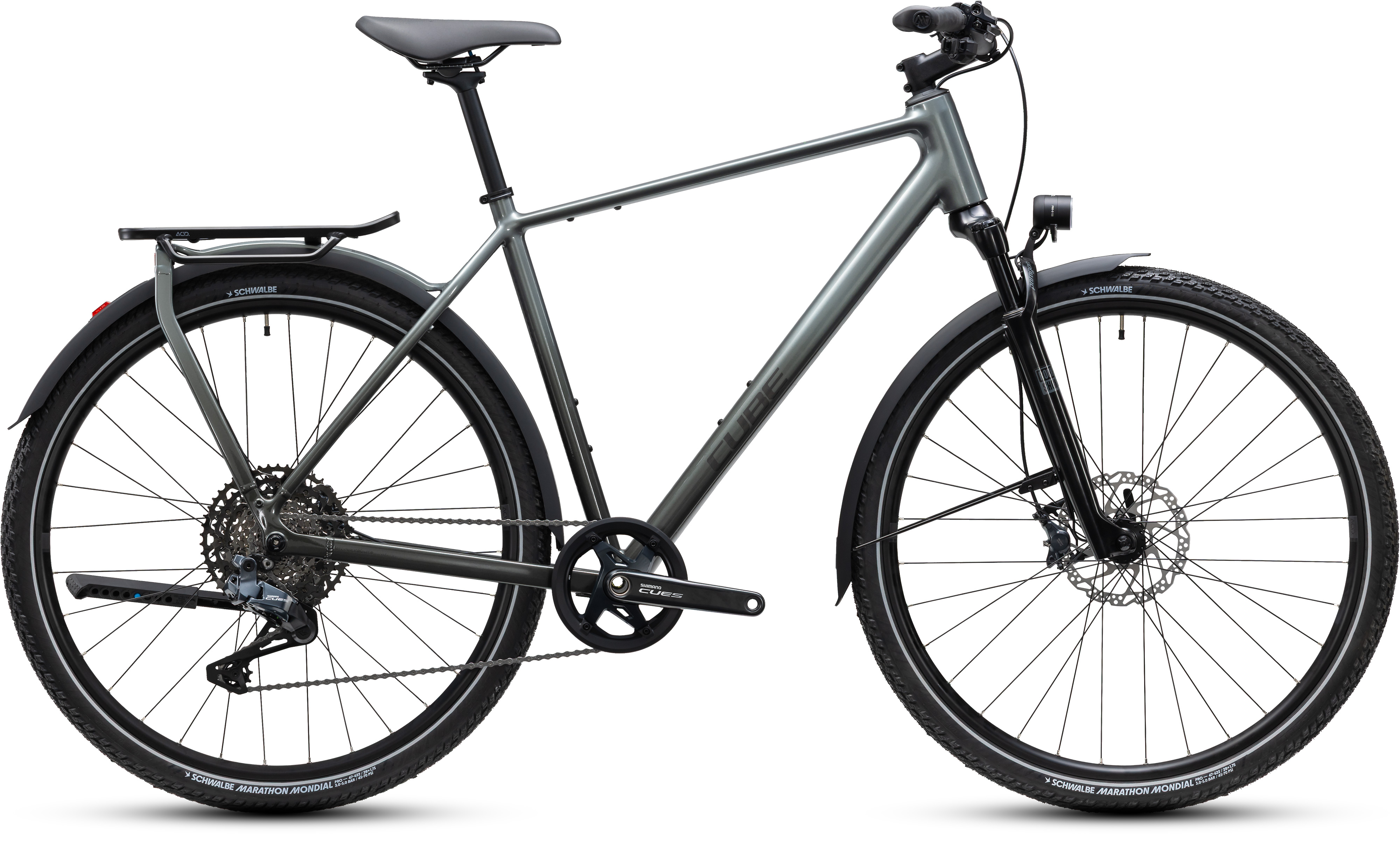 Ciclism - BICICLETA CUBE KATHMANDU SLT FLASHGREY CHROME 2027 54 cm