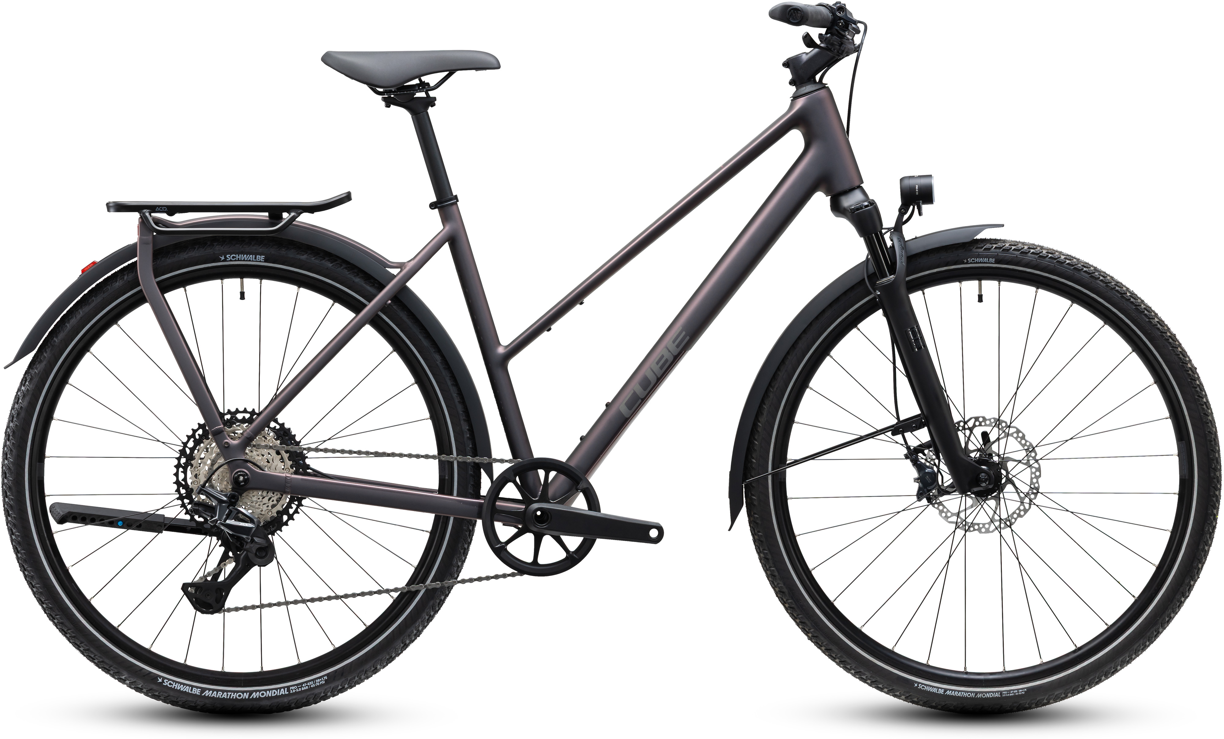 Ciclism - BICICLETA CUBE KATHMANDU SLX TRAPEZE MYSTICGRAPHITE REFLEX 2027 54 cm