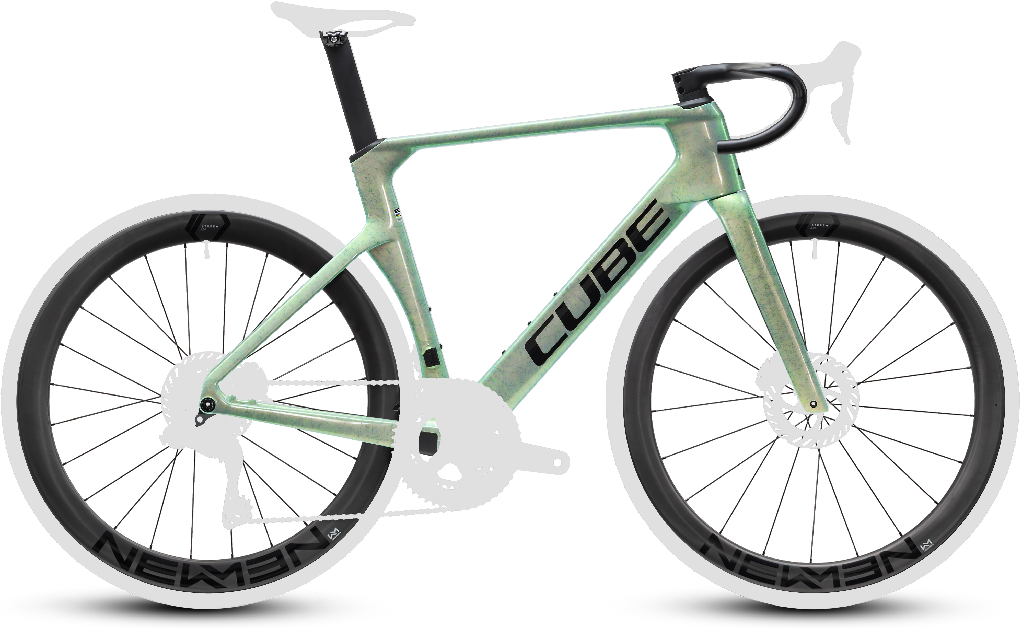 Ciclism - BICICLETA CUBE LITENING AERO C:68X FRAMESET GENESISFIBRE BLACK 2027 58 cm