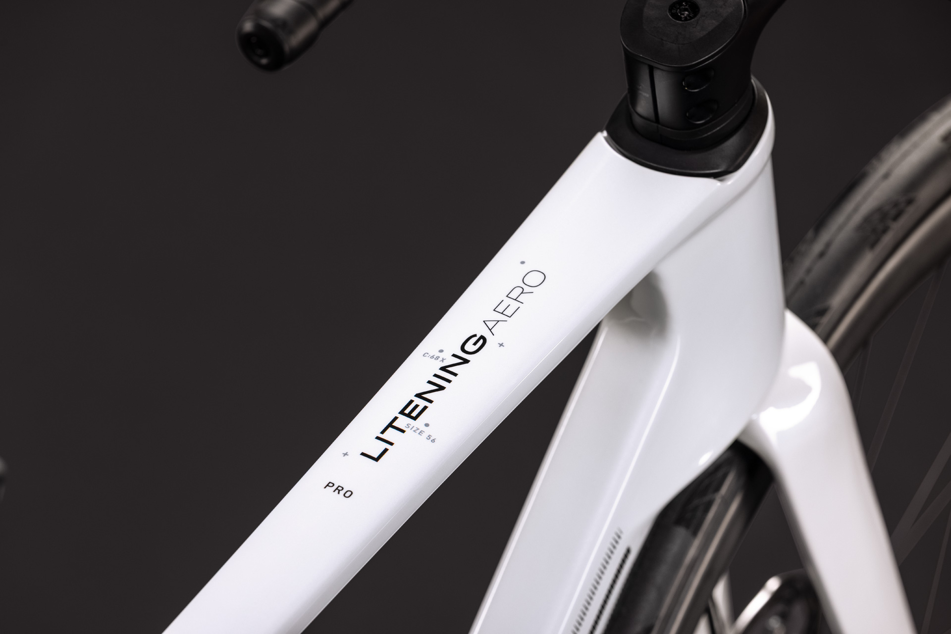 BICICLETA CUBE LITENING AERO C:68X PRO CHALKY BLACK 2027 56 cm [2]