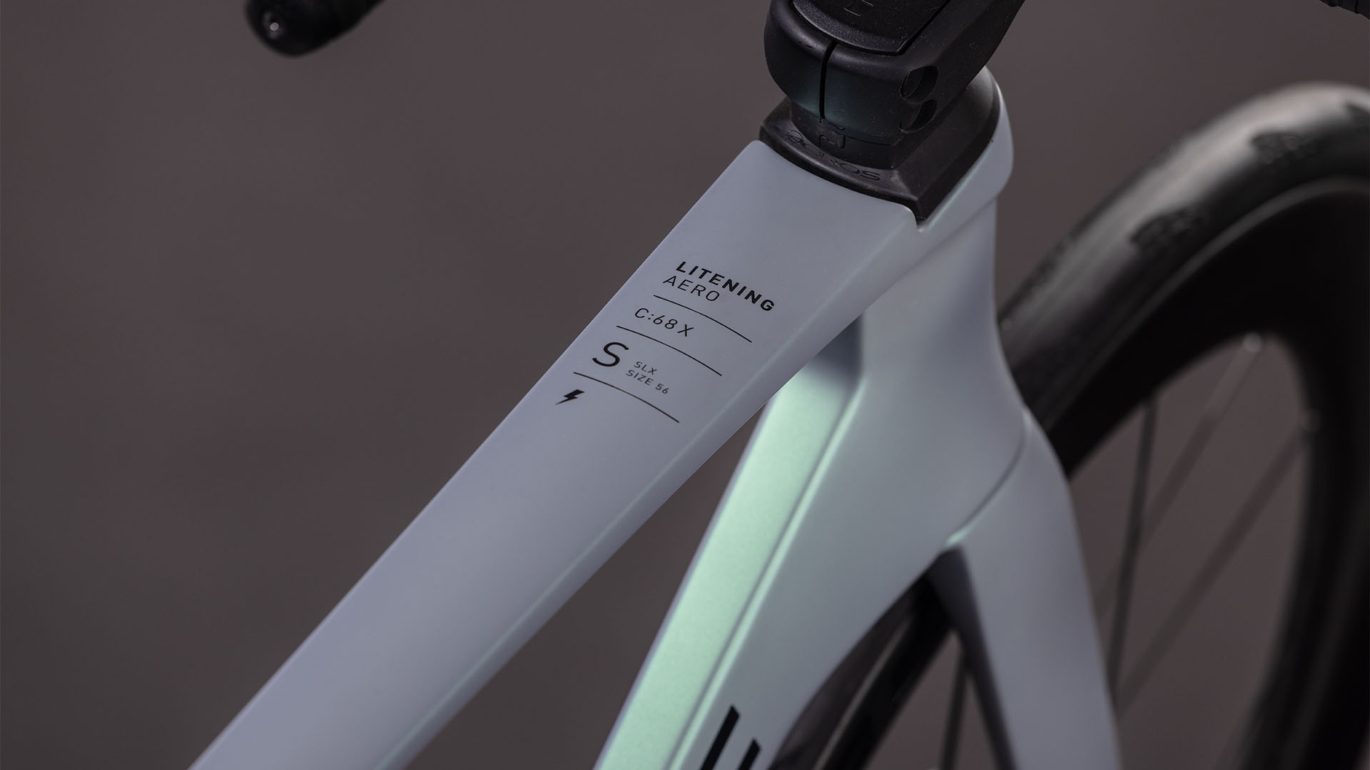 BICICLETA CUBE LITENING AERO C:68X SLX SEAGREY BLACK 2026 56 cm [1]