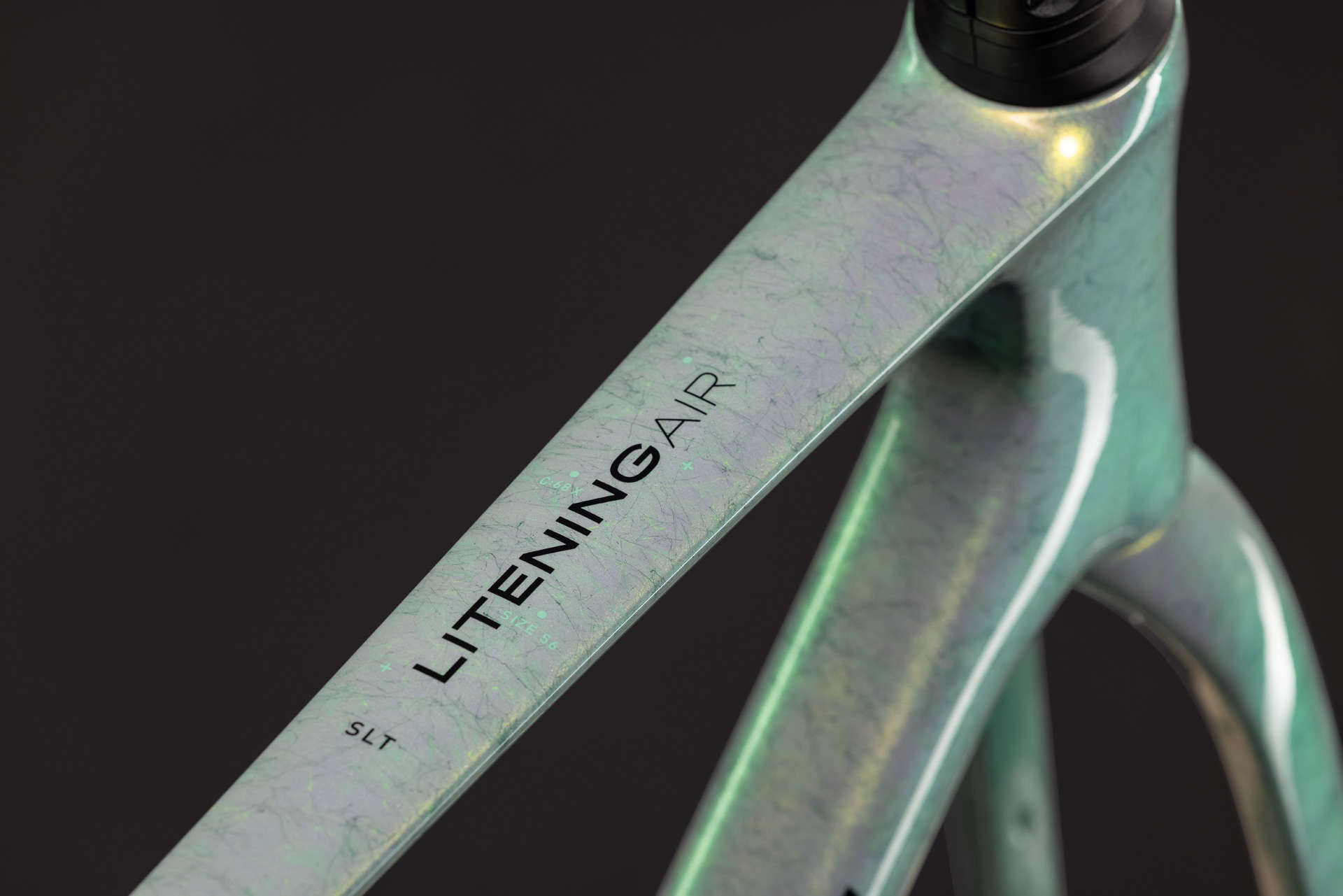 BICICLETA CUBE LITENING AIR C:68X FRAMESET GENESISFIBRE BLACK 2027 52 cm [2]