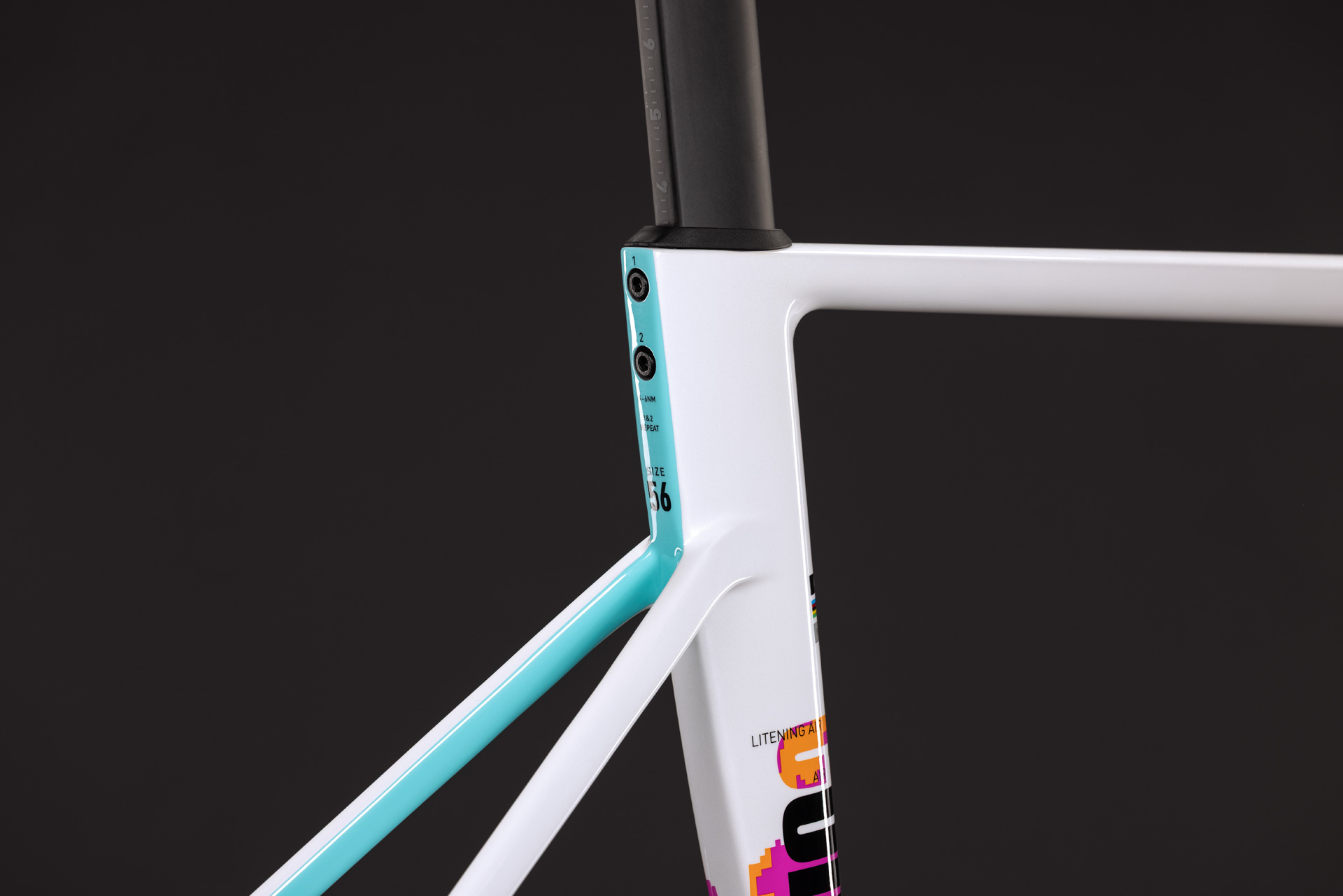BICICLETA CUBE LITENING AIR C:68X FRAMESET GRAPHIC WHITE 2027 52 cm [4]