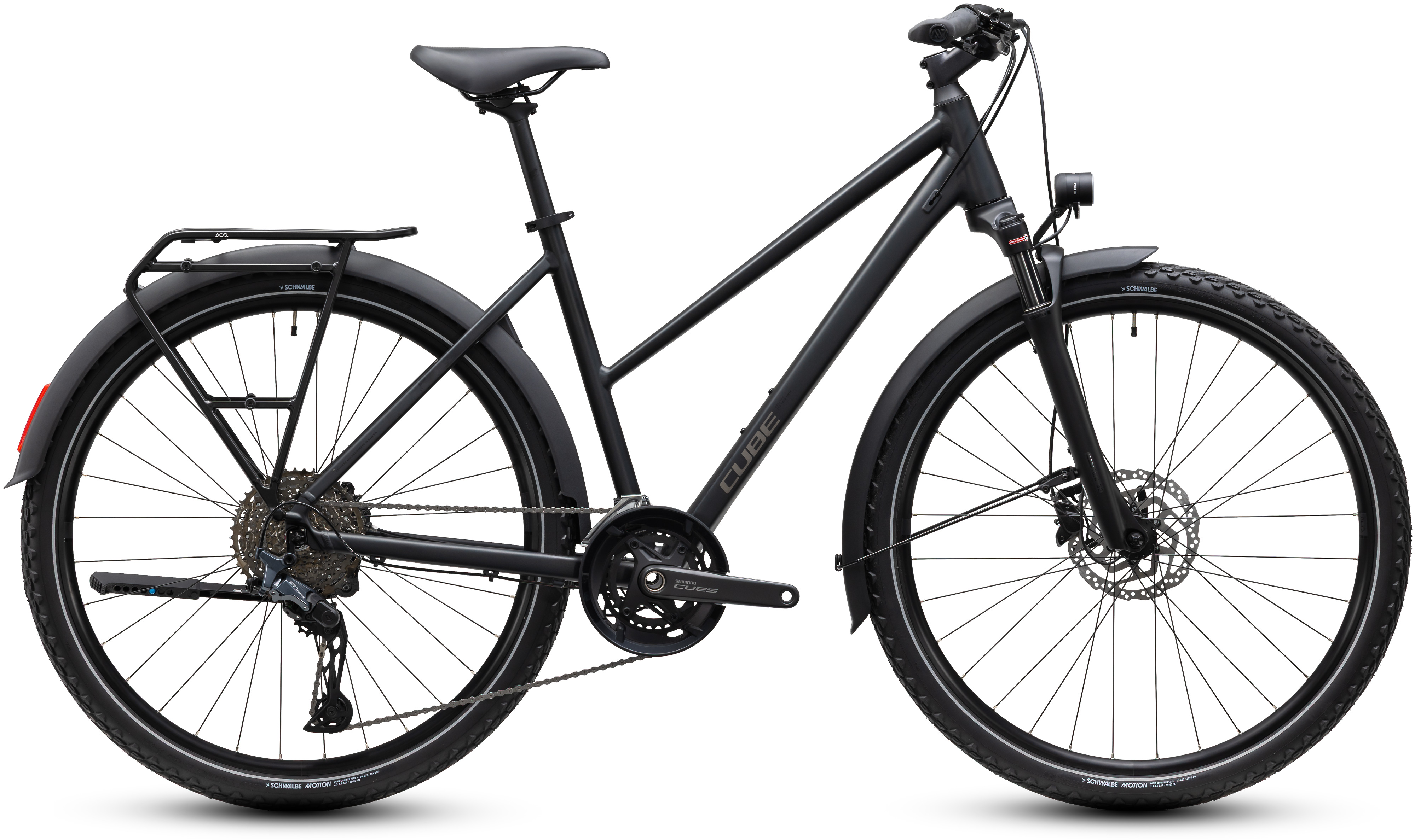 Ciclism - BICICLETA CUBE NATURE EXC FE TRAPEZE GREY CHROME 2027 46 cm