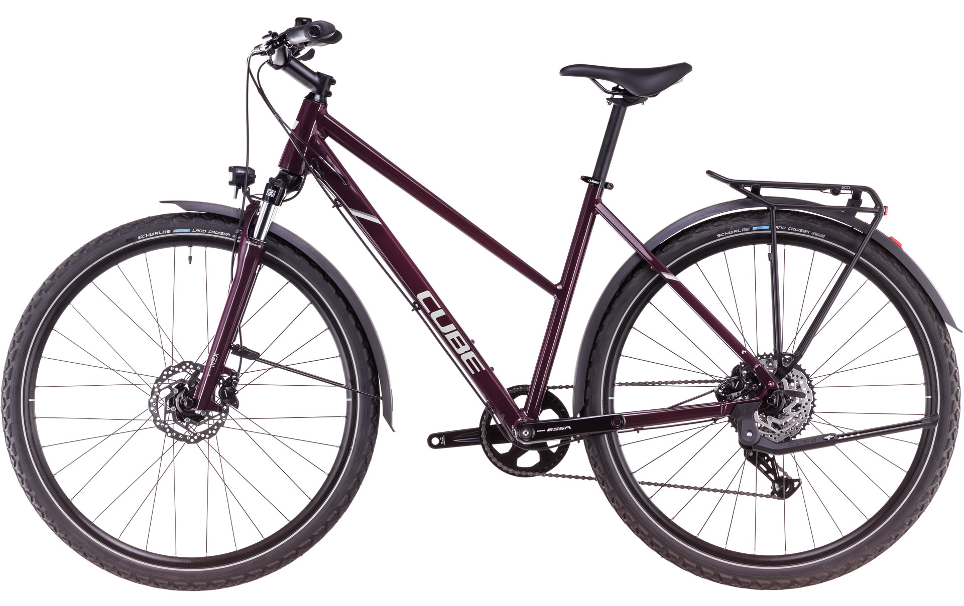 BICICLETA CUBE NATURE ONE ALLROAD TRAPEZE AMARONE LUNAR 2025 M (54 cm) [4]