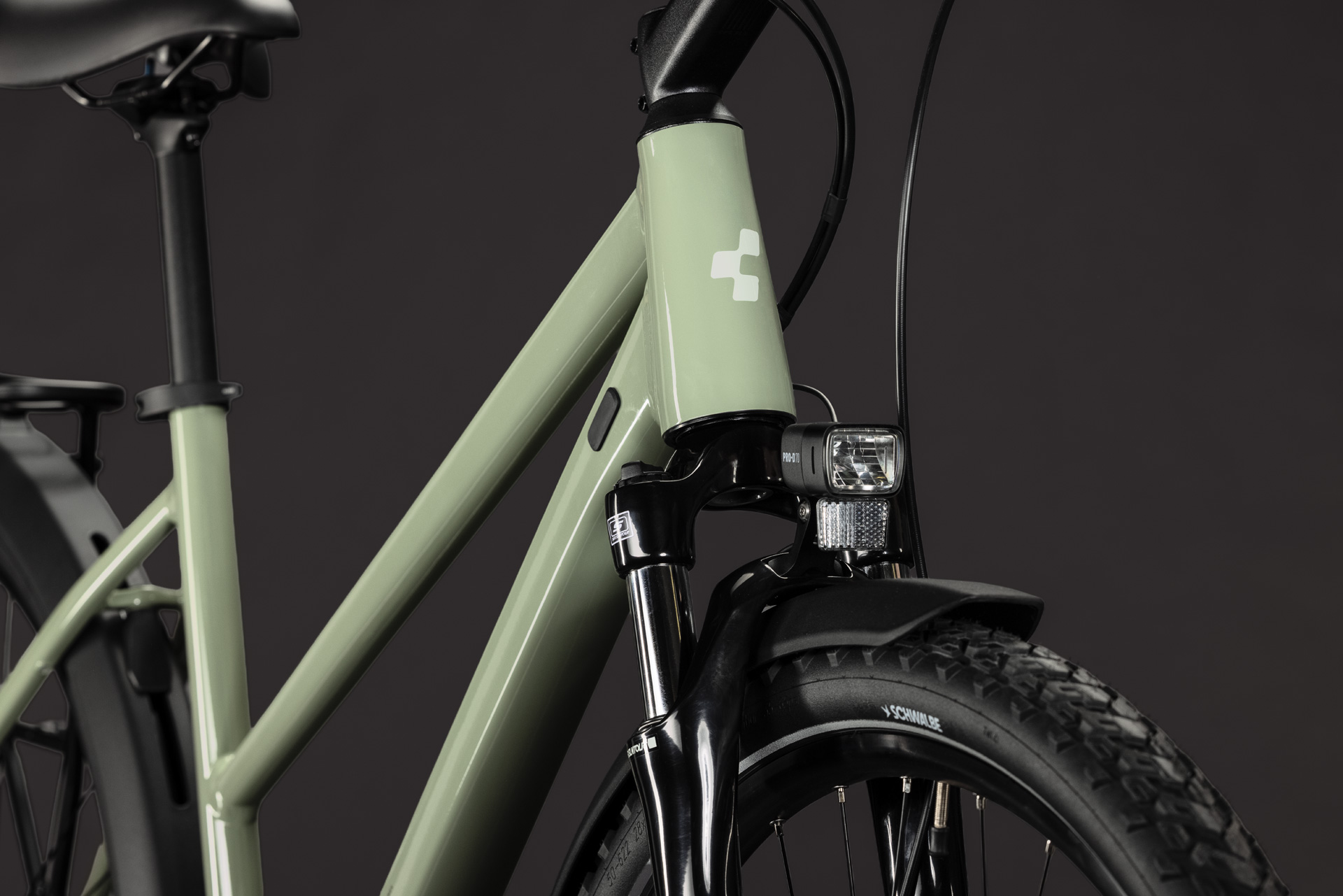 BICICLETA CUBE NATURE ONE FE TRAPEZE ALMONDGREEN'GREEN 2027 54 cm [4]