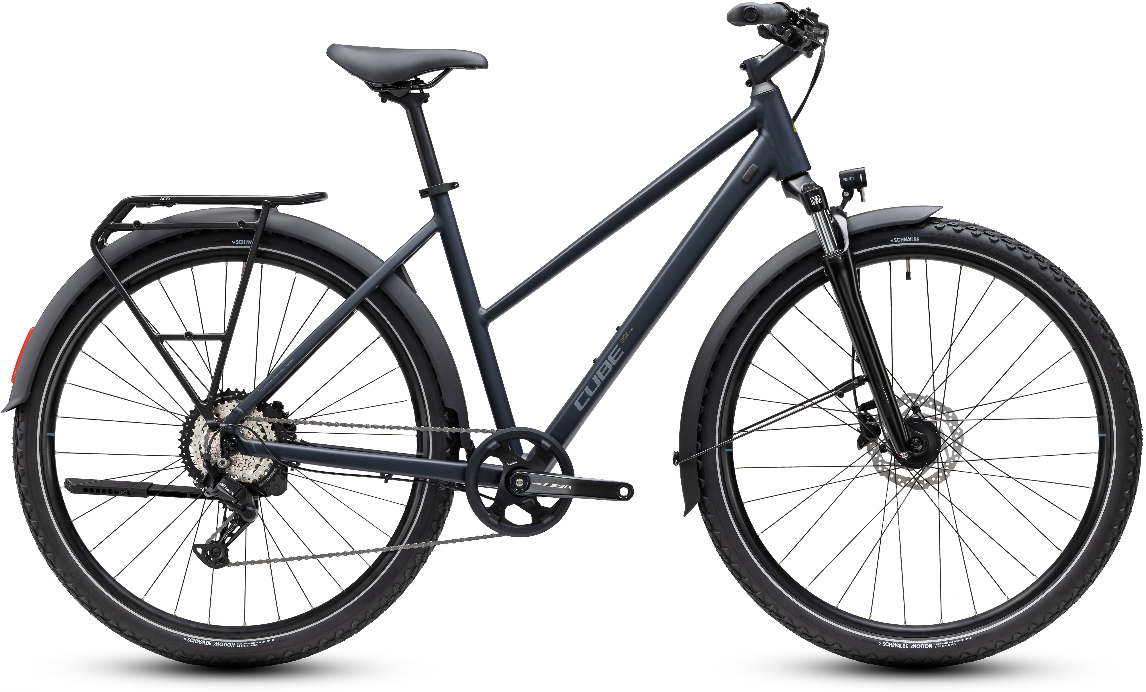 Ciclism - BICICLETA CUBE NATURE ONE FE TRAPEZE INK GREY 2027 50 cm