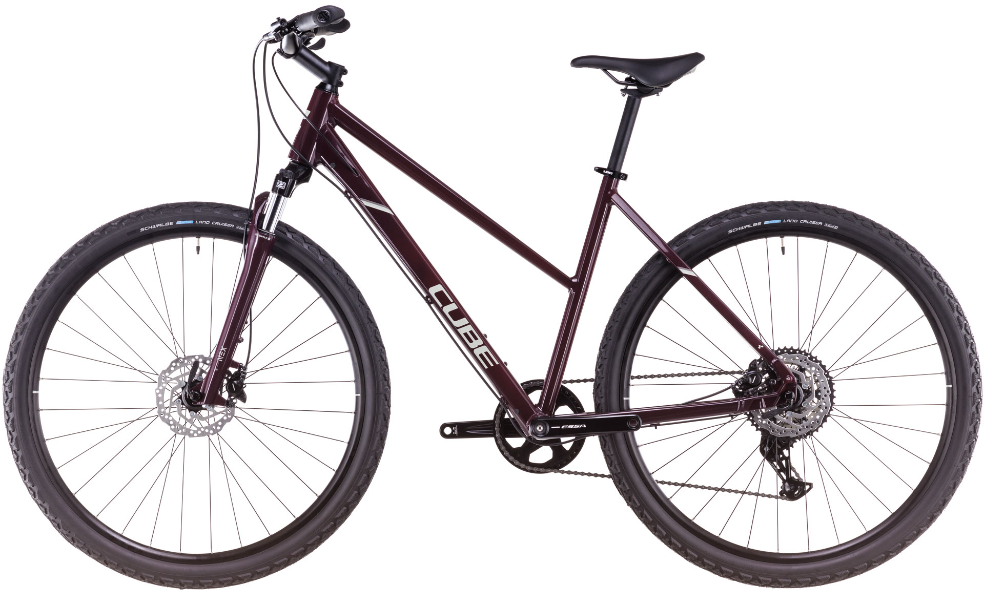 BICICLETA CUBE NATURE ONE TRAPEZE AMARONE LUNAR 2025 50 cm [4]
