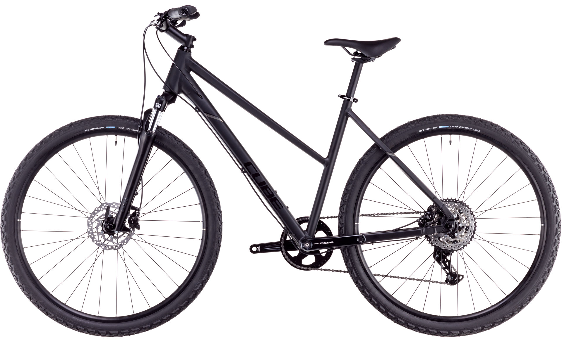 BICICLETA CUBE NATURE ONE TRAPEZE BLACK BLACK 2025 M (54 cm) [4]
