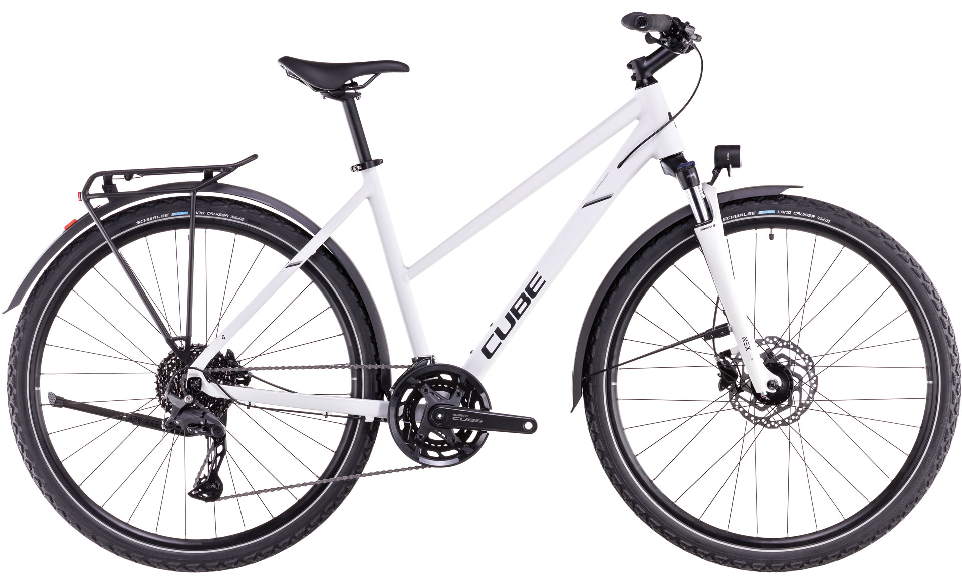 Ciclism - BICICLETA CUBE NATURE PRO ALLROAD TRAPEZE COTTON GREY 2025 S (50 cm)