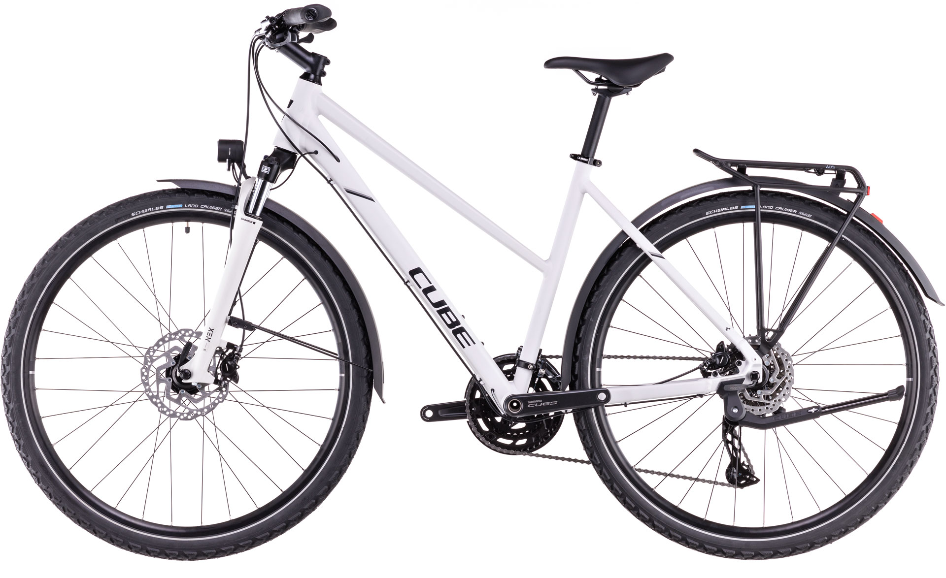 BICICLETA CUBE NATURE PRO ALLROAD TRAPEZE COTTON GREY 2025 M (54 cm) [4]