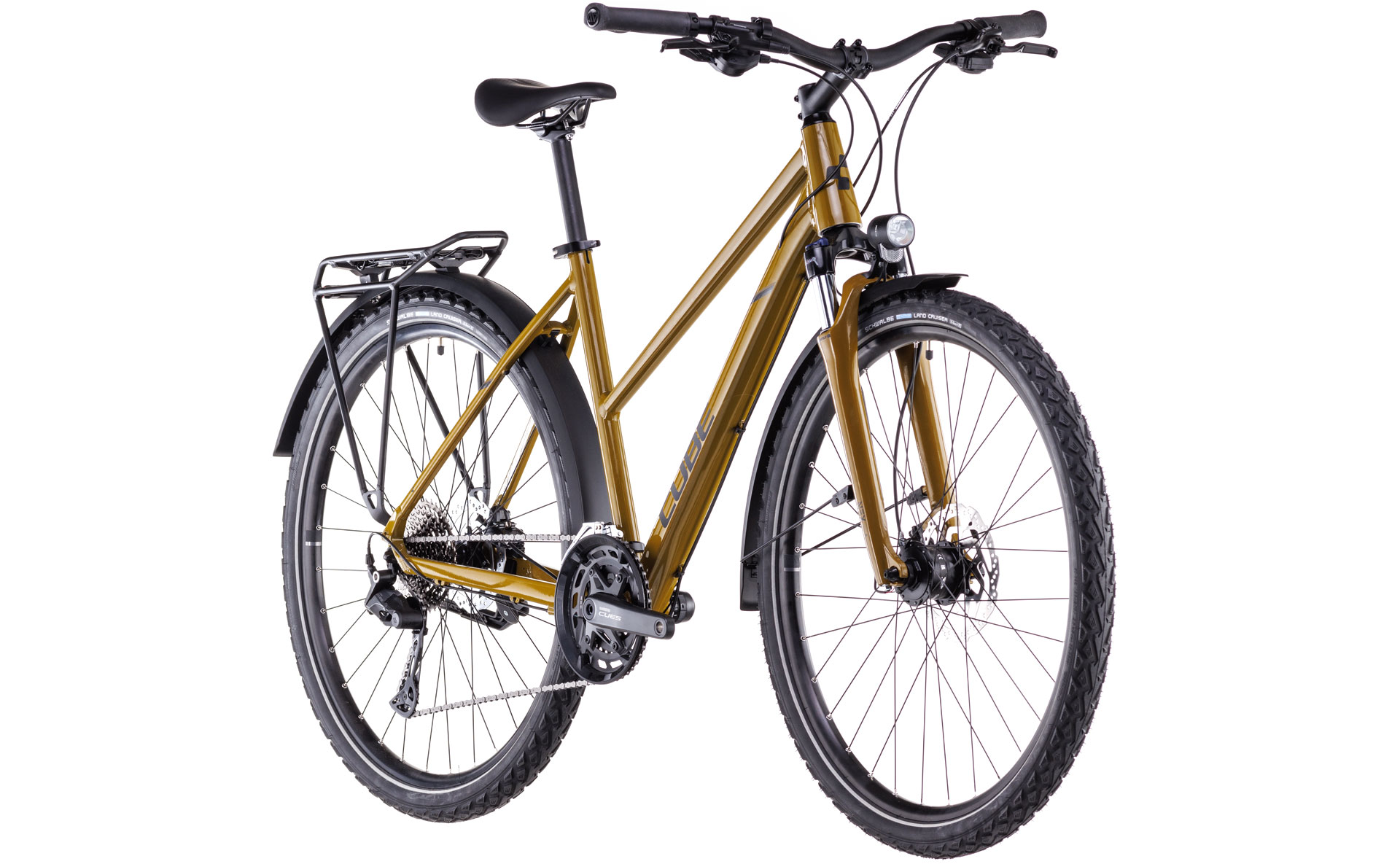 BICICLETA CUBE NATURE PRO ALLROAD TRAPEZE WILLOWGREEN BLACK 2025 XS (46 cm) [2]