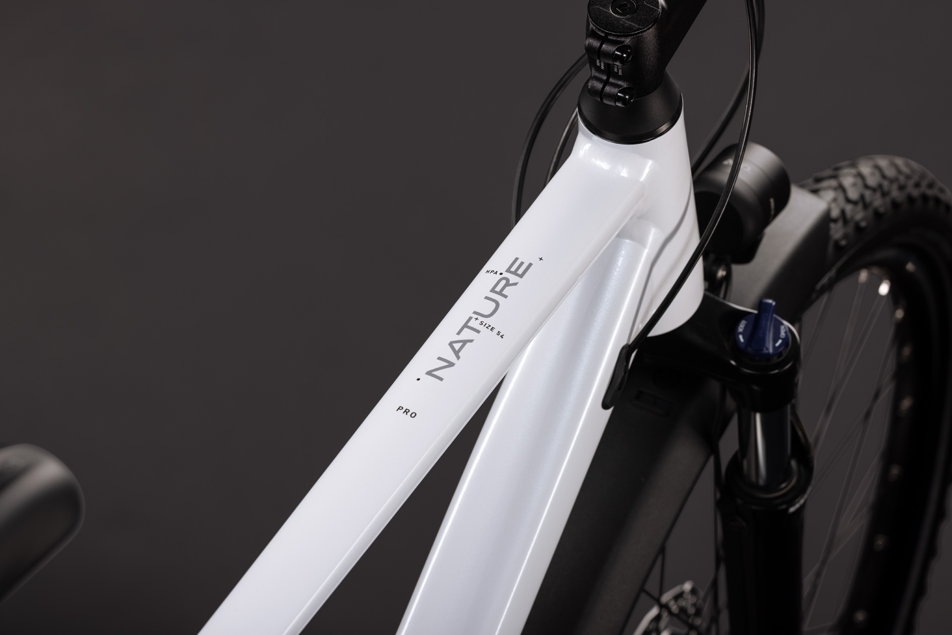 BICICLETA CUBE NATURE PRO FE METALLICWHITE REFLEX 2027 62 cm [1]