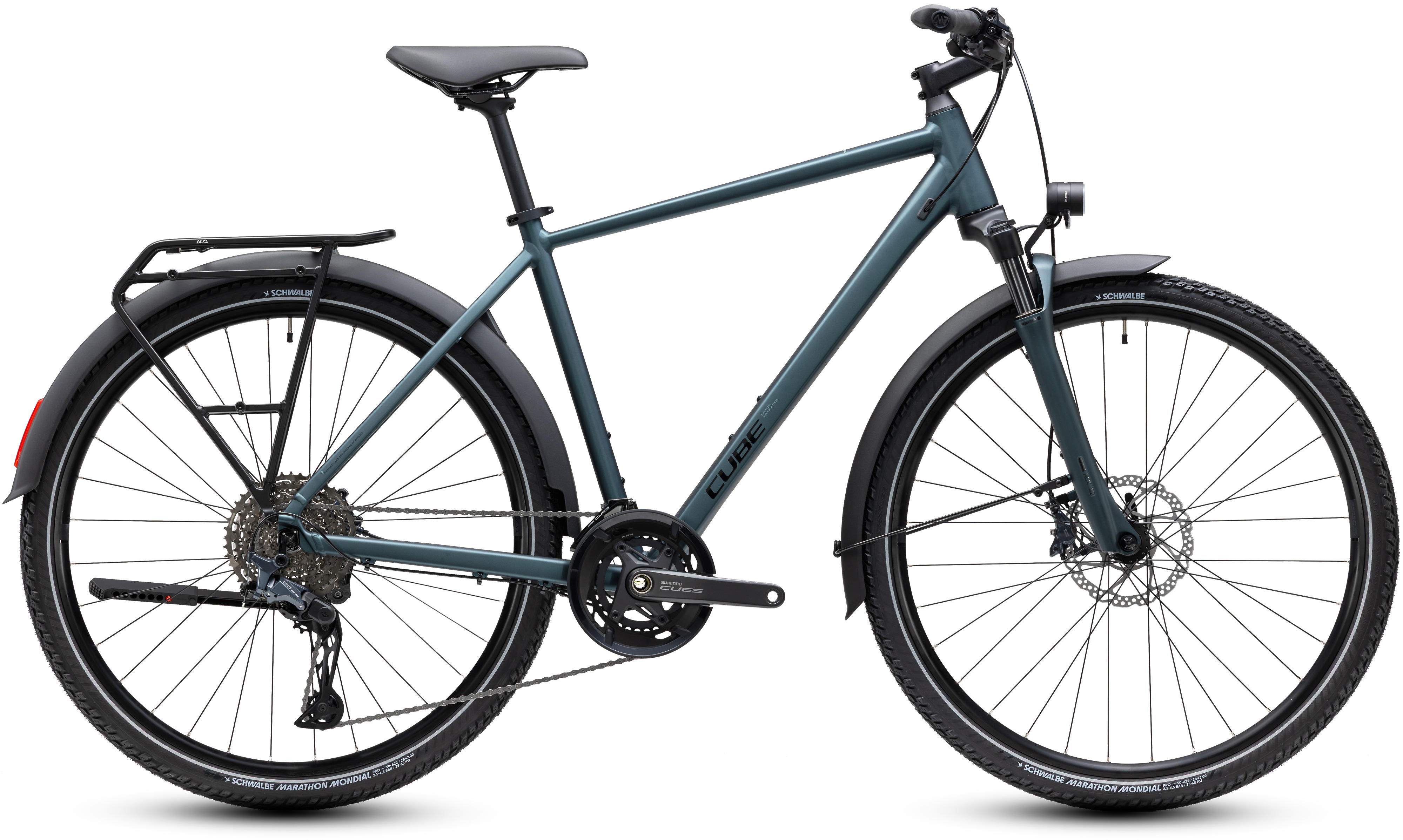 Ciclism - BICICLETA CUBE NATURE SLX FE INDIGOMETALLIC BLACK 2027 54 cm