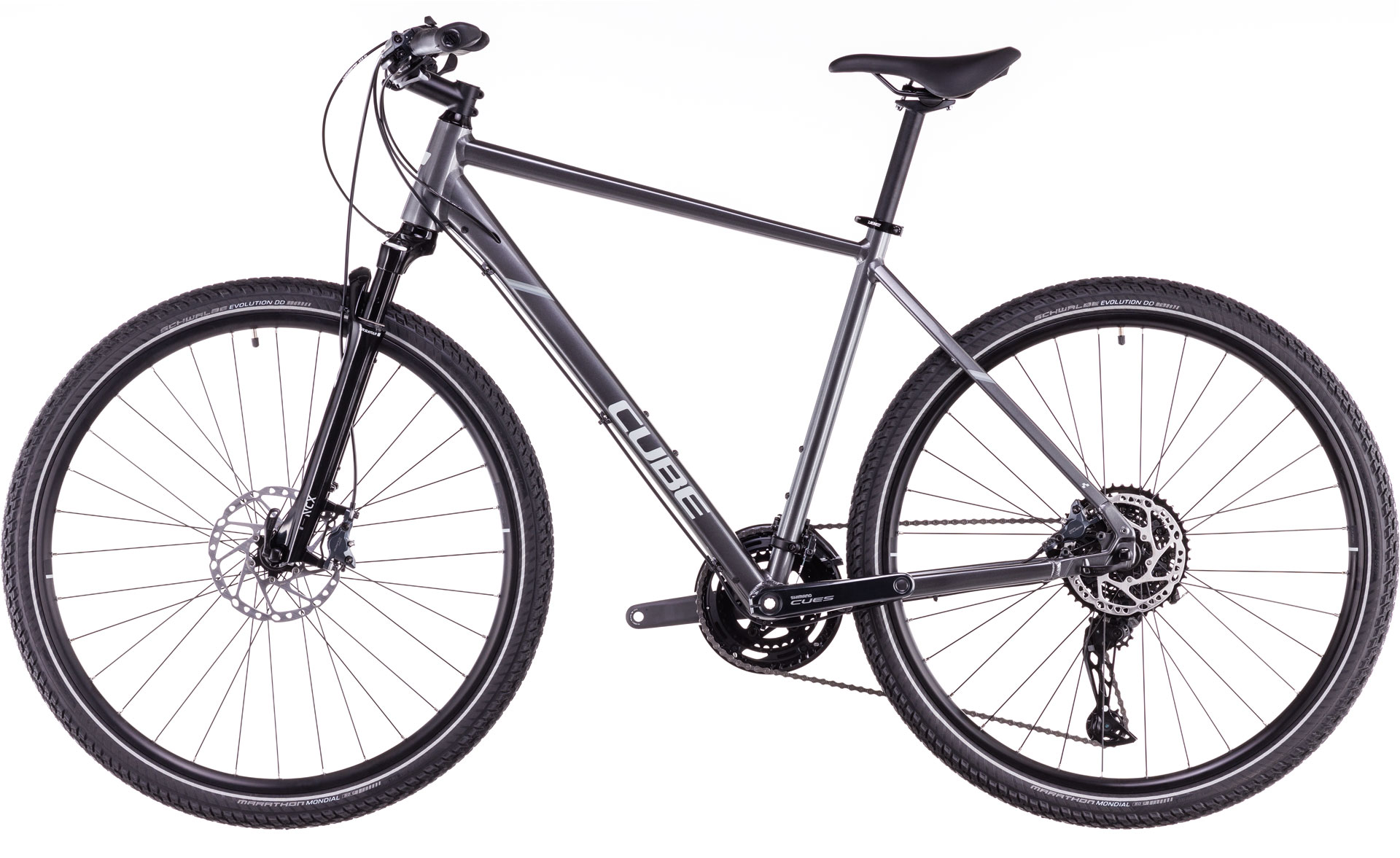 BICICLETA CUBE NATURE SLX GRAPHITE FOSSIL 2025 54 cm [4]