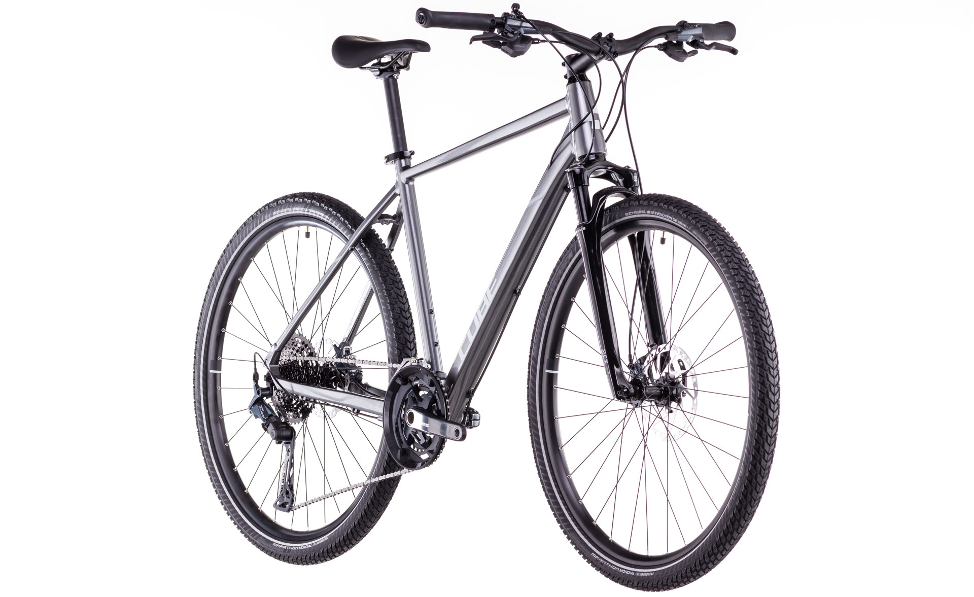 BICICLETA CUBE NATURE SLX GRAPHITE FOSSIL 2025 58 cm [1]