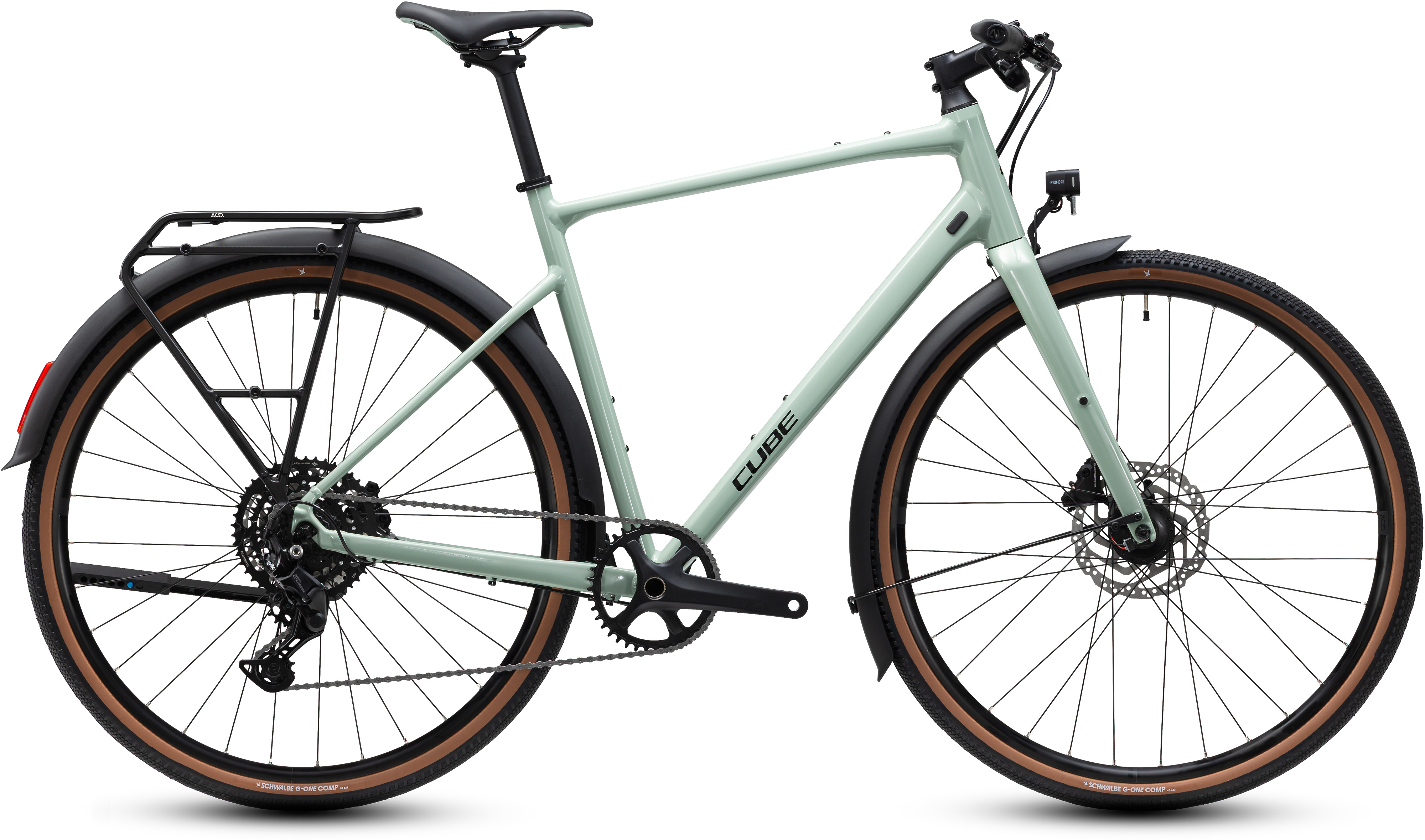 Ciclism - BICICLETA CUBE NULANE PRO FE ALOEGREEN BLACK 2027 L