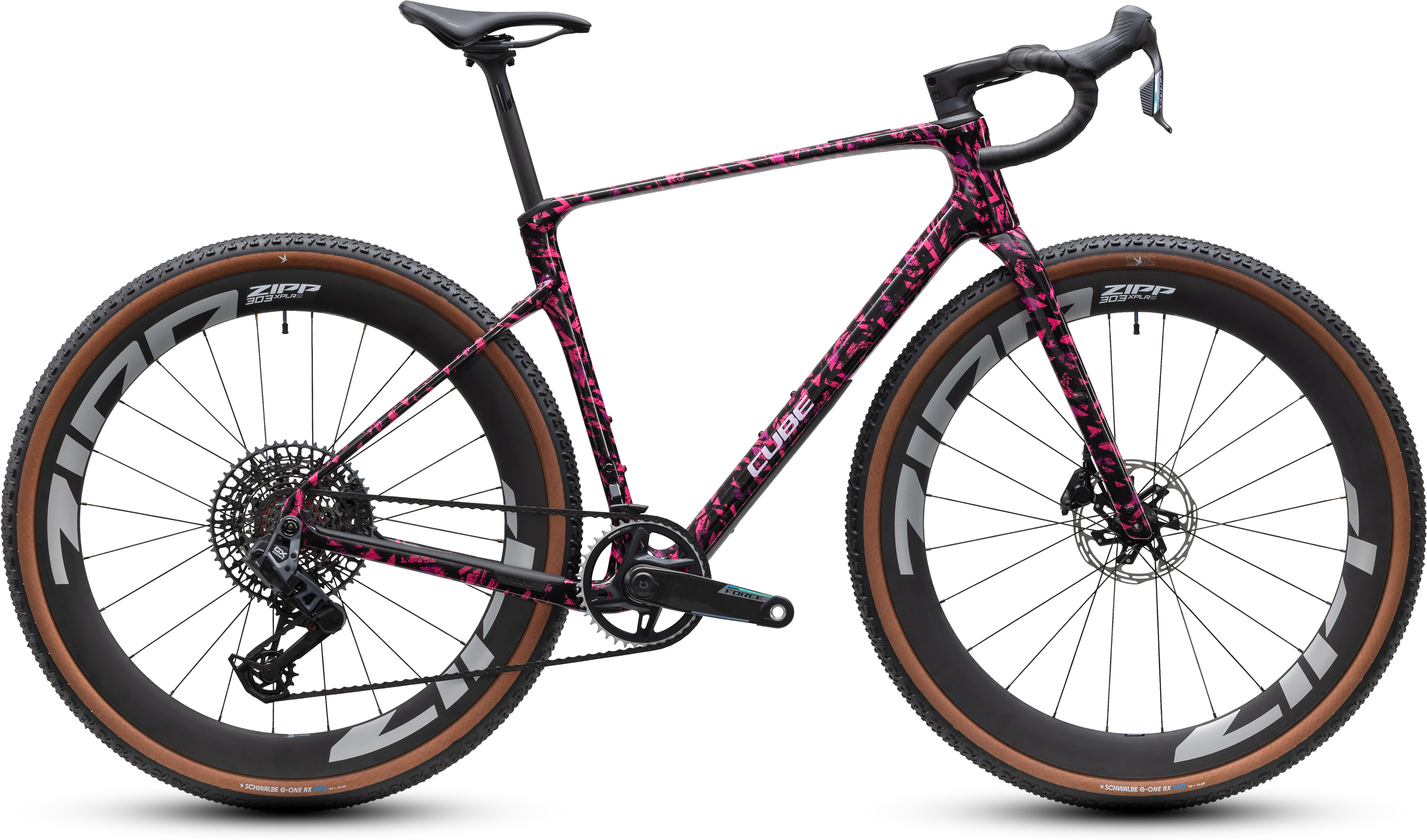 Ciclism - BICICLETA CUBE NUROAD C:62 SLX PINKACTION BLACK 2027 S