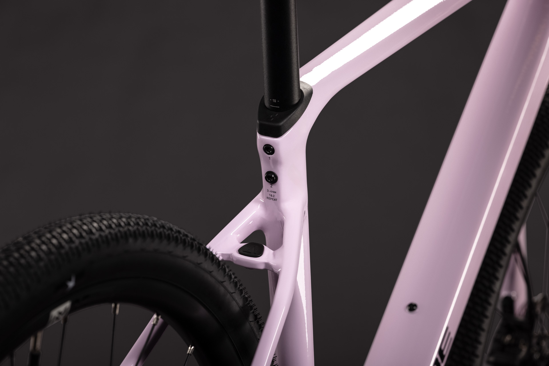 BICICLETA CUBE NUROAD EX BUBBLEGUM BLACK 2027 cadru XXL - roti 28 [2]