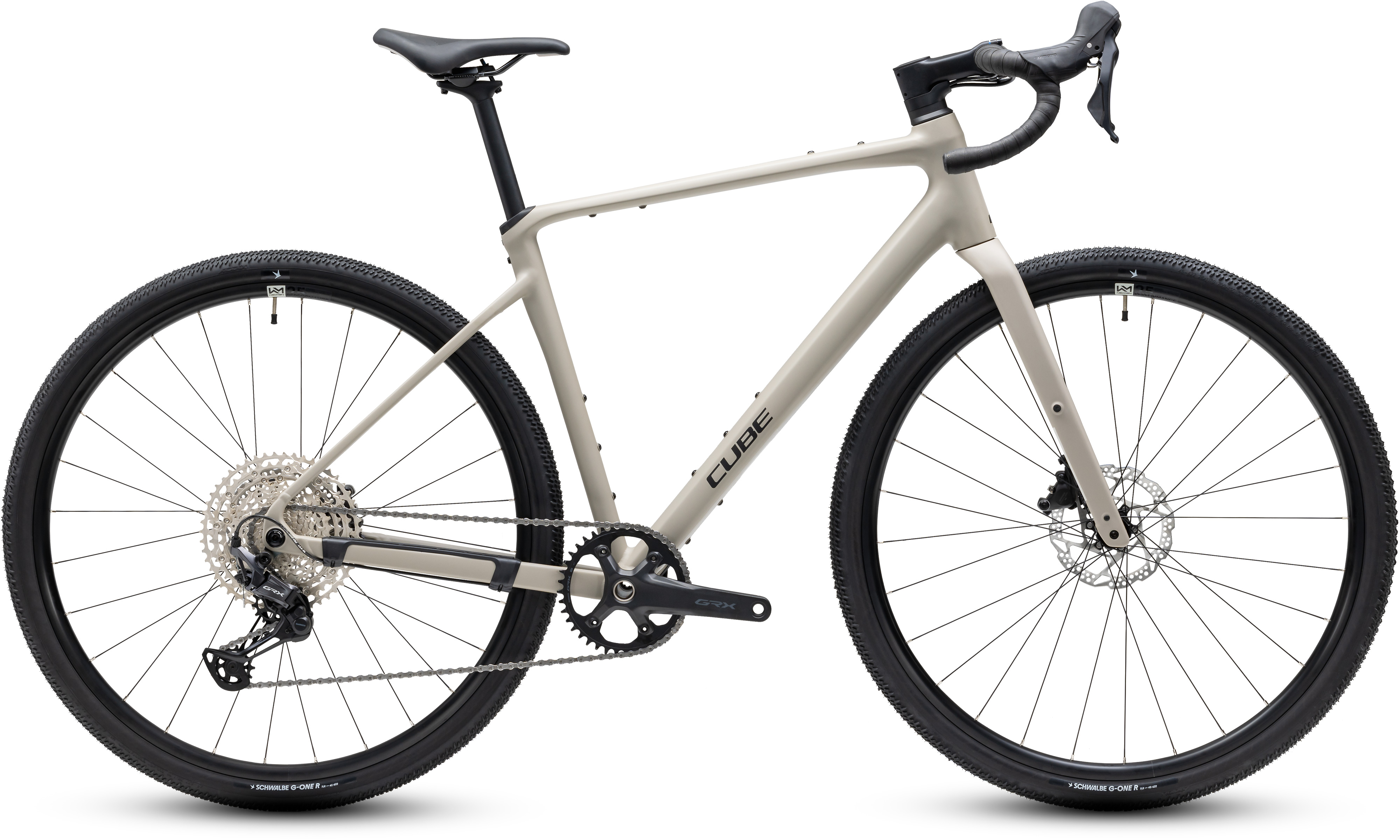 Ciclism - BICICLETA CUBE NUROAD EX OATGREY BLACK 2027 cadru L - roti 28