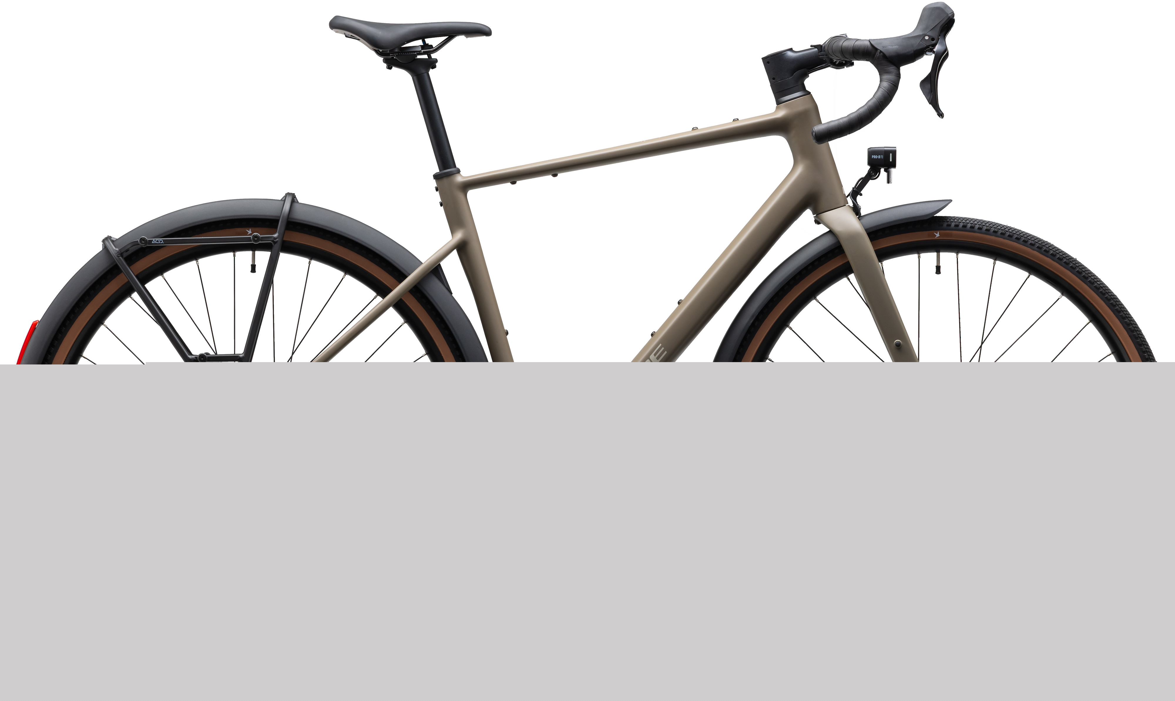 Ciclism - BICICLETA CUBE NUROAD ONE FE WOOD GREY 2027 L