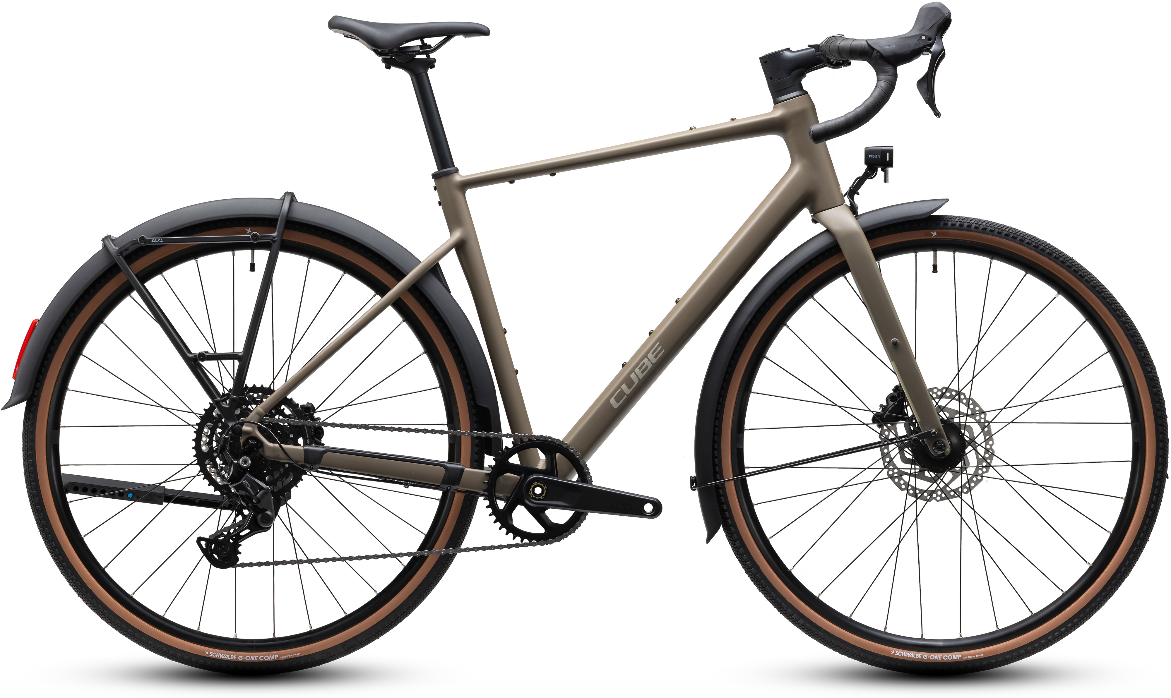 Ciclism - BICICLETA CUBE NUROAD ONE FE WOOD GREY 2027 XL