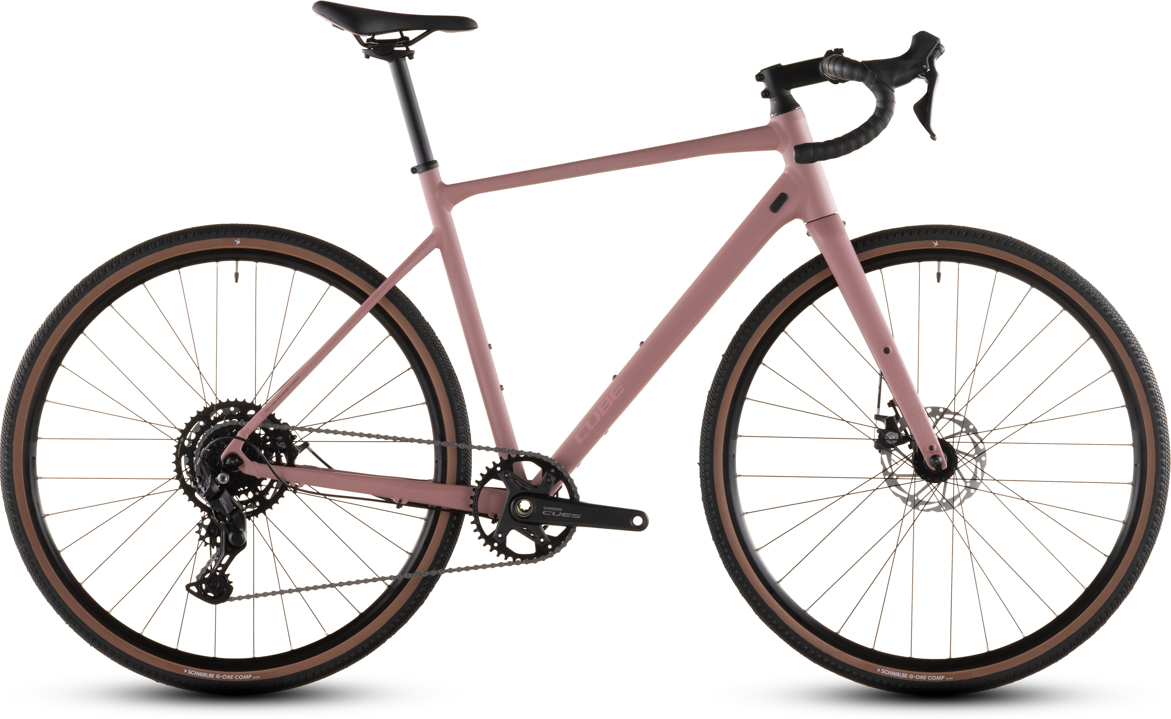 Biciclete - BICICLETA CUBE NUROAD ONE RUBY PUCE 2026 L
