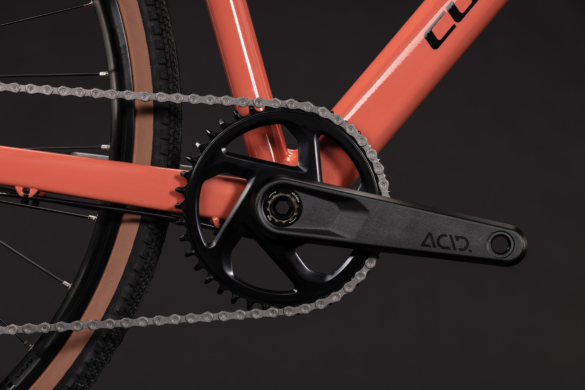 BICICLETA CUBE NUROAD ONE SPICYPAPAYA BLACK 2027 cadru XXS - roti 27.5 [3]