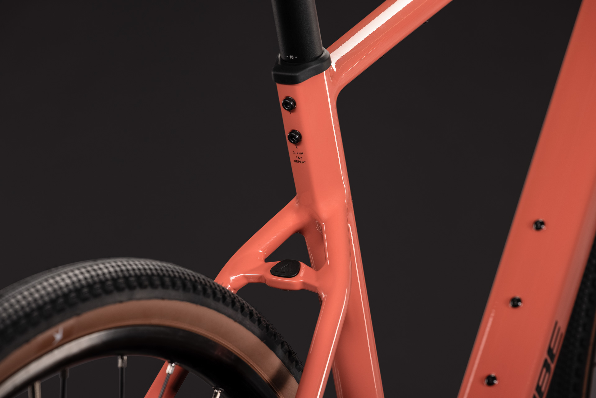 BICICLETA CUBE NUROAD ONE SPICYPAPAYA BLACK 2027 cadru XXS - roti 27.5 [4]