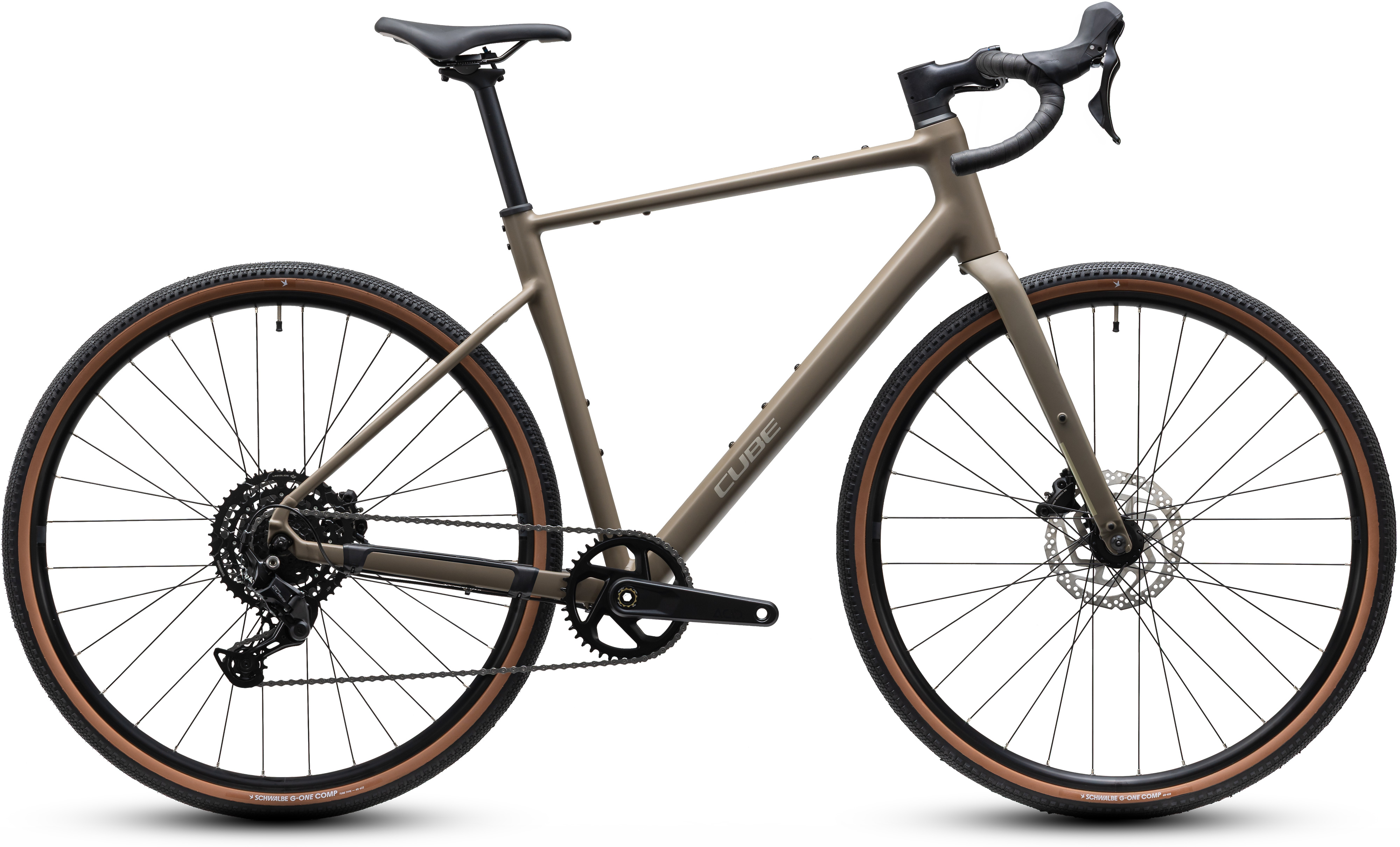 Ciclism - BICICLETA CUBE NUROAD ONE WOOD GREY 2027 cadru XXS - roti 27.5