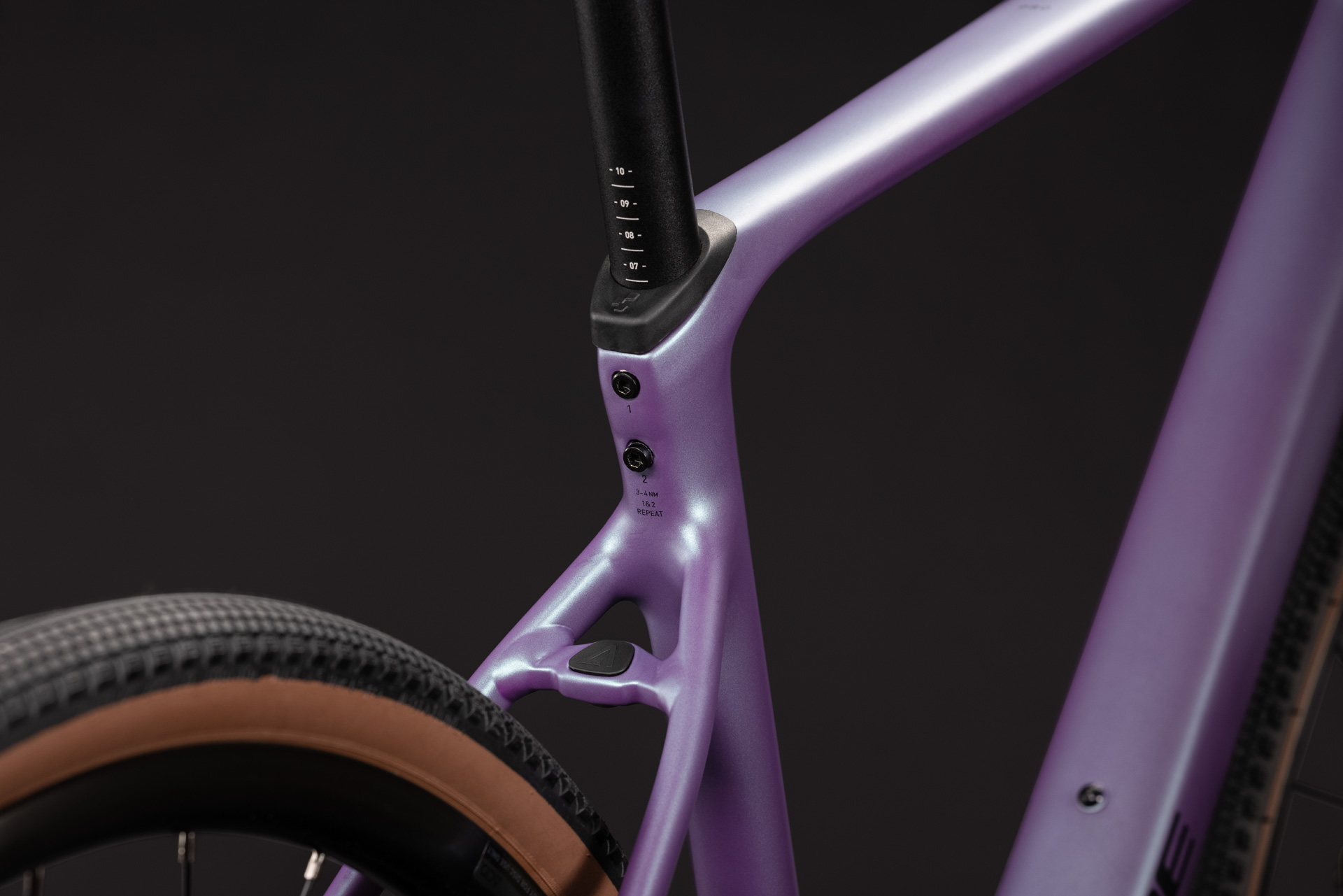BICICLETA CUBE NUROAD PRO MYSTICPURPLE BLACK 2027 cadru XXL - roti 28 [3]