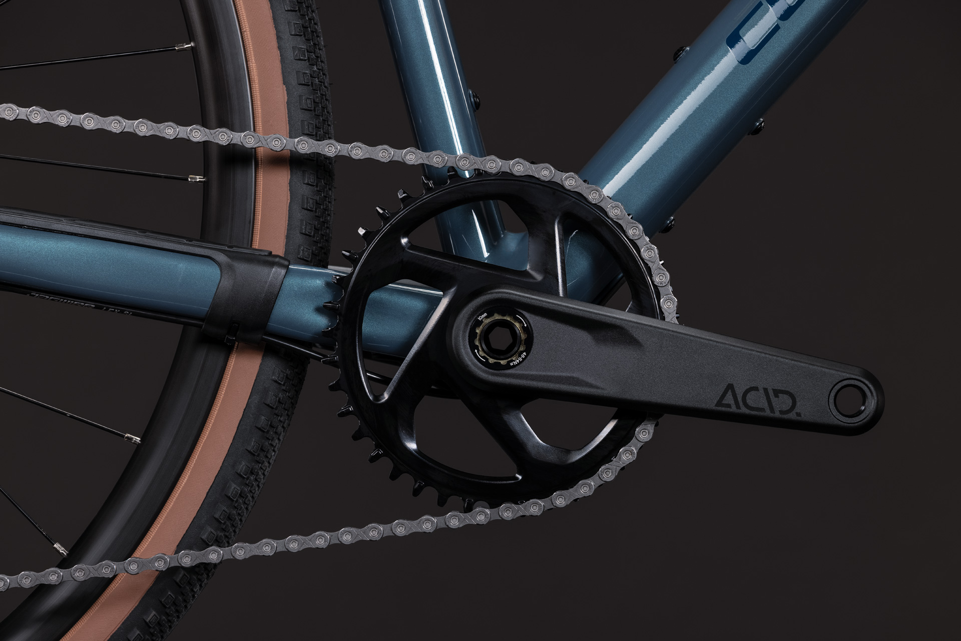 BICICLETA CUBE NUROAD PRO TAIGA BLUE 2027 cadru L - roti 28 [4]